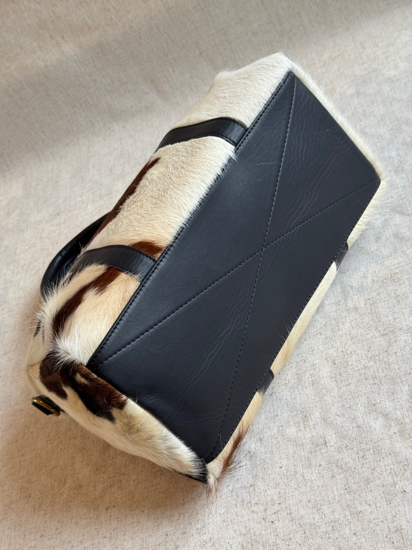 Bauletto Rebecca - cavallino, con tracolla lunga