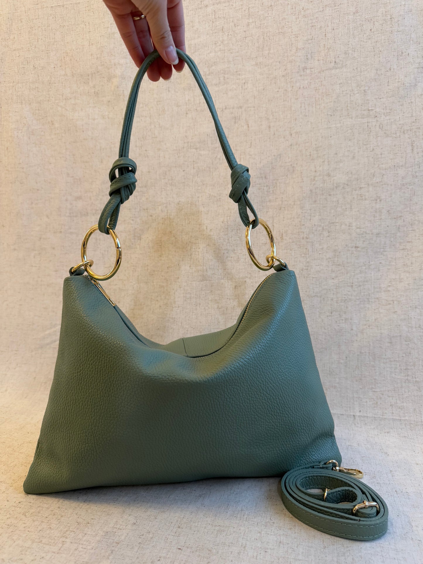 Borsa a spalla Agata - misura grande, con tracolla lunga