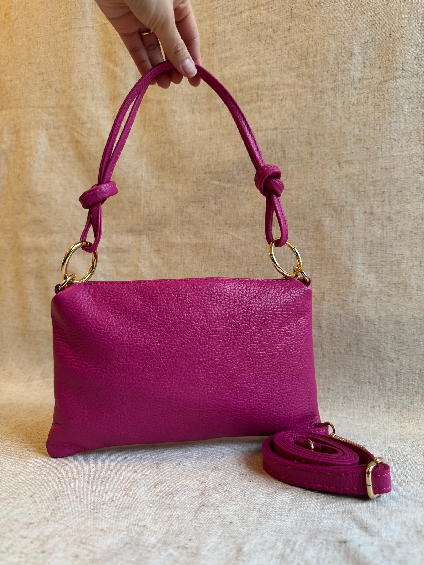 Borsa a spalla Agata - misura piccola, con tracolla lunga