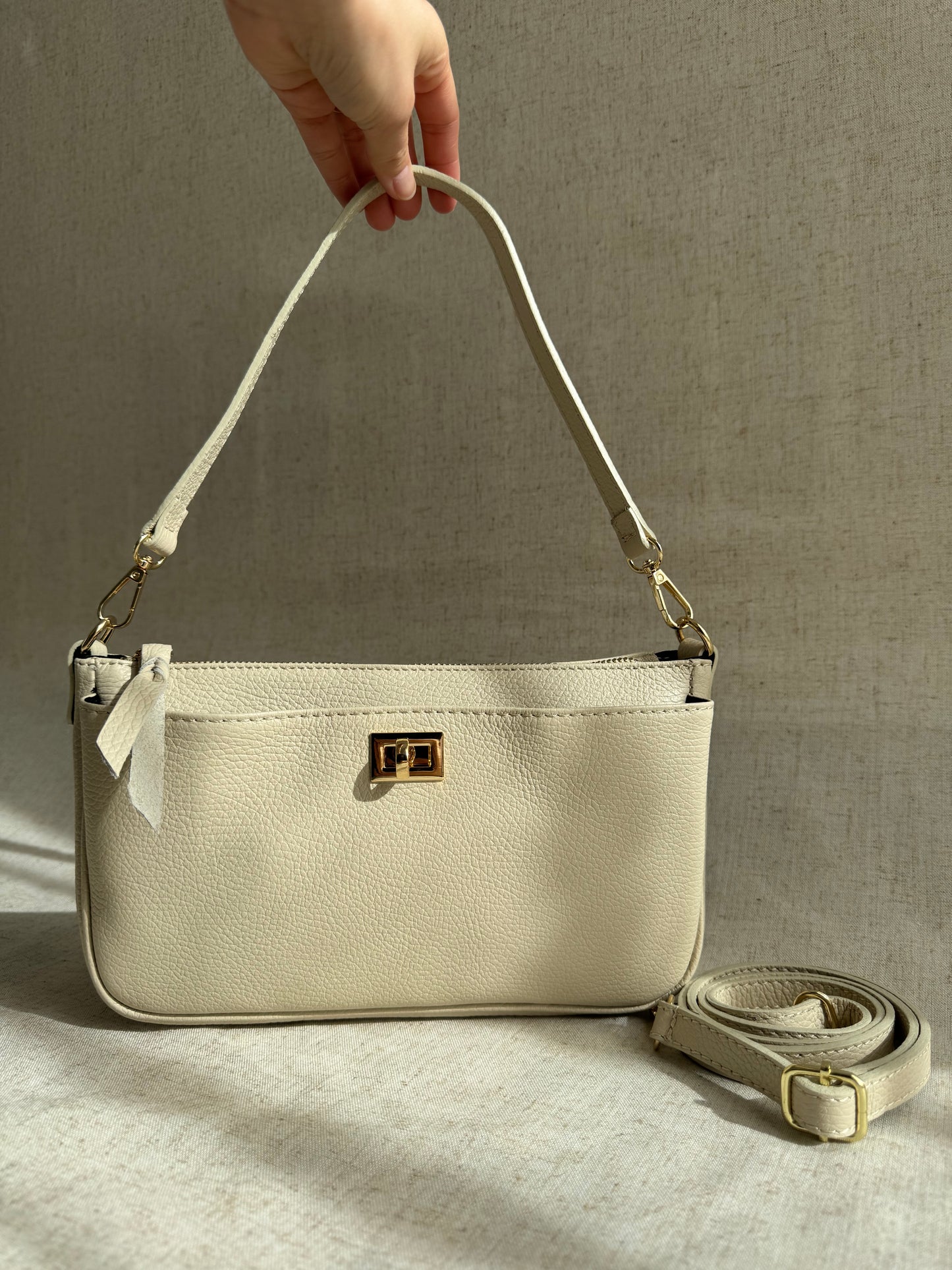 Borsa a spalla Nadine - con tracolla lunga