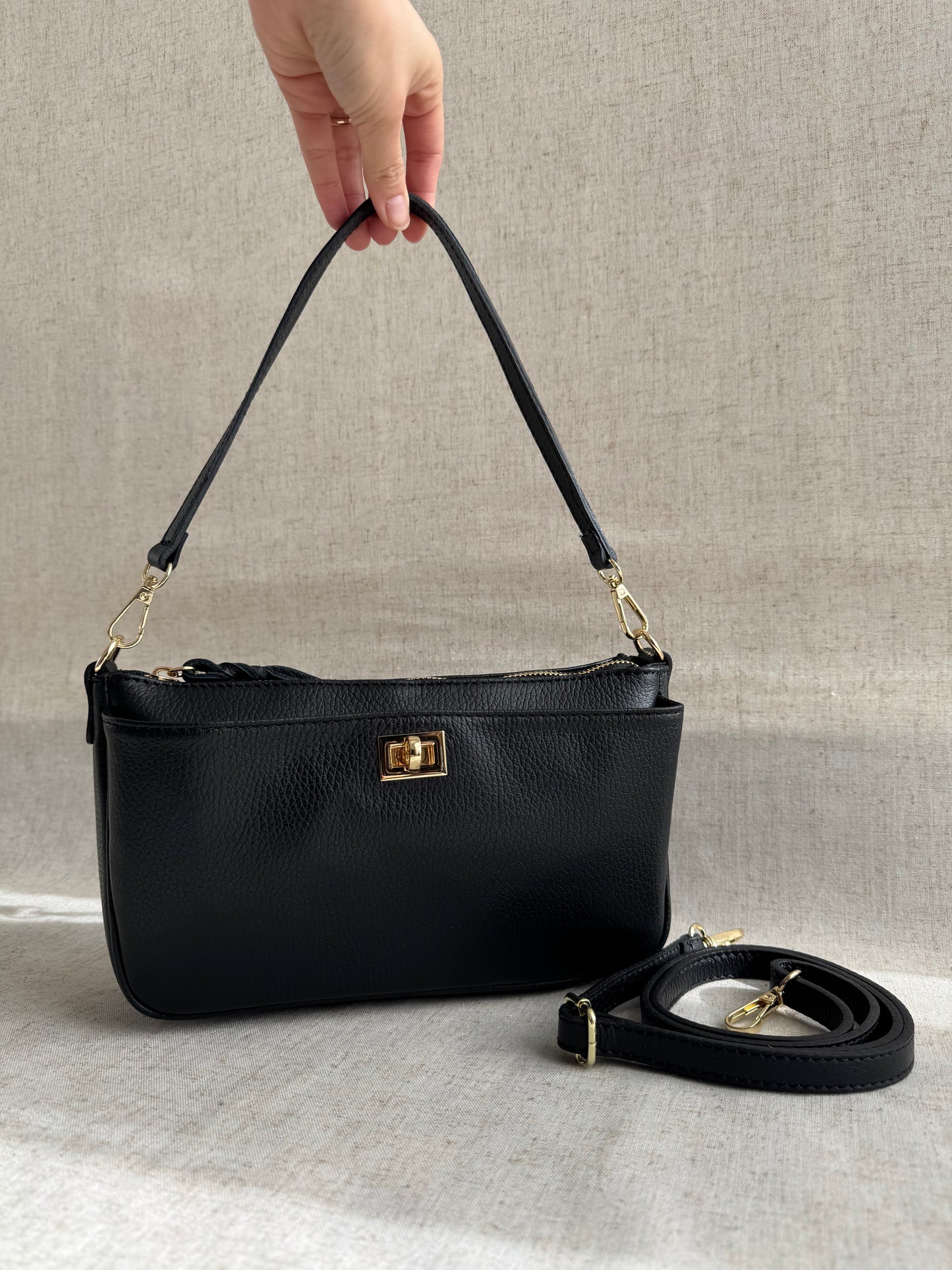 Borsa a spalla Nadine - con tracolla lunga