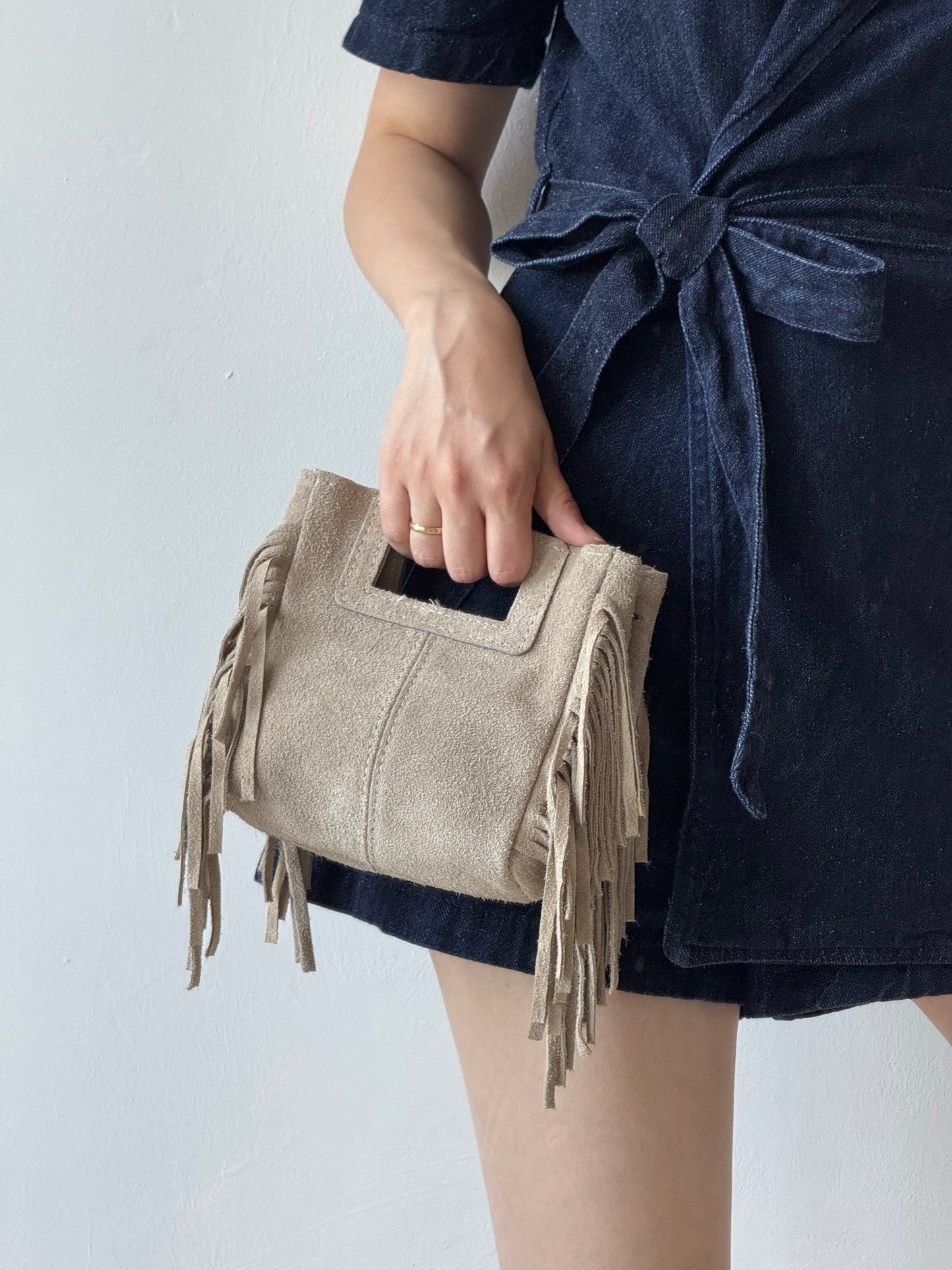 Borsa a mano Riri - misura piccola, con tracolla lunga