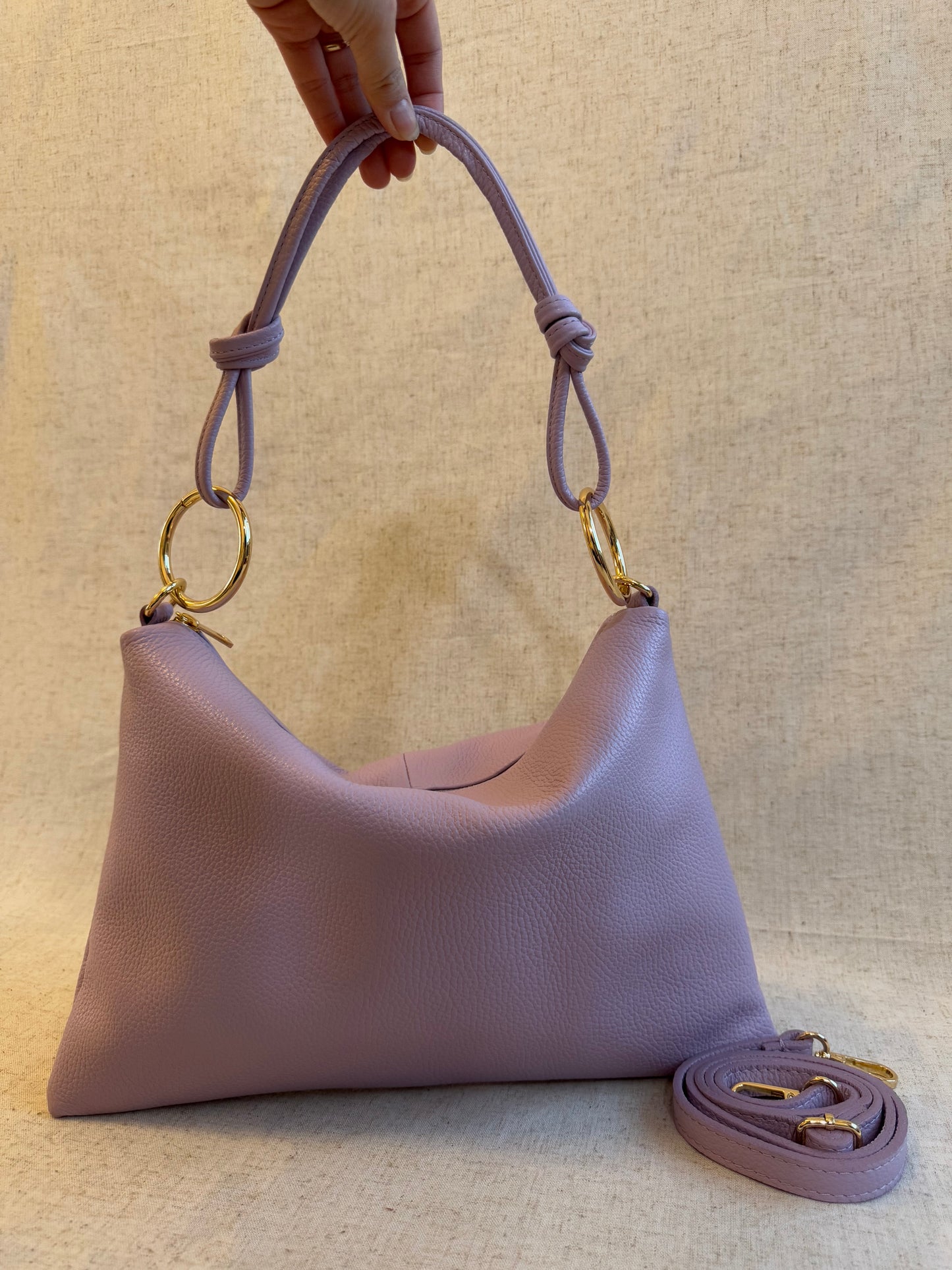 Borsa a spalla Agata - misura grande, con tracolla lunga