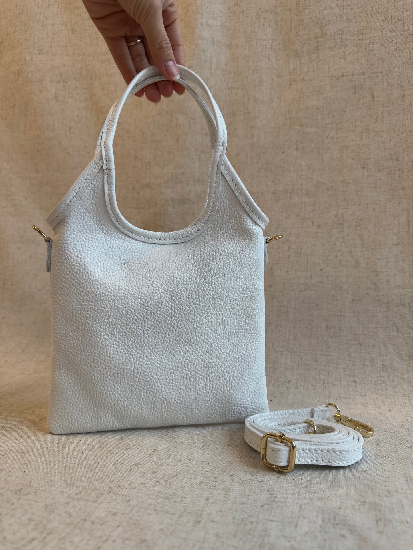 Borsa a mano Evelyn - misura piccola, con tracolla lunga
