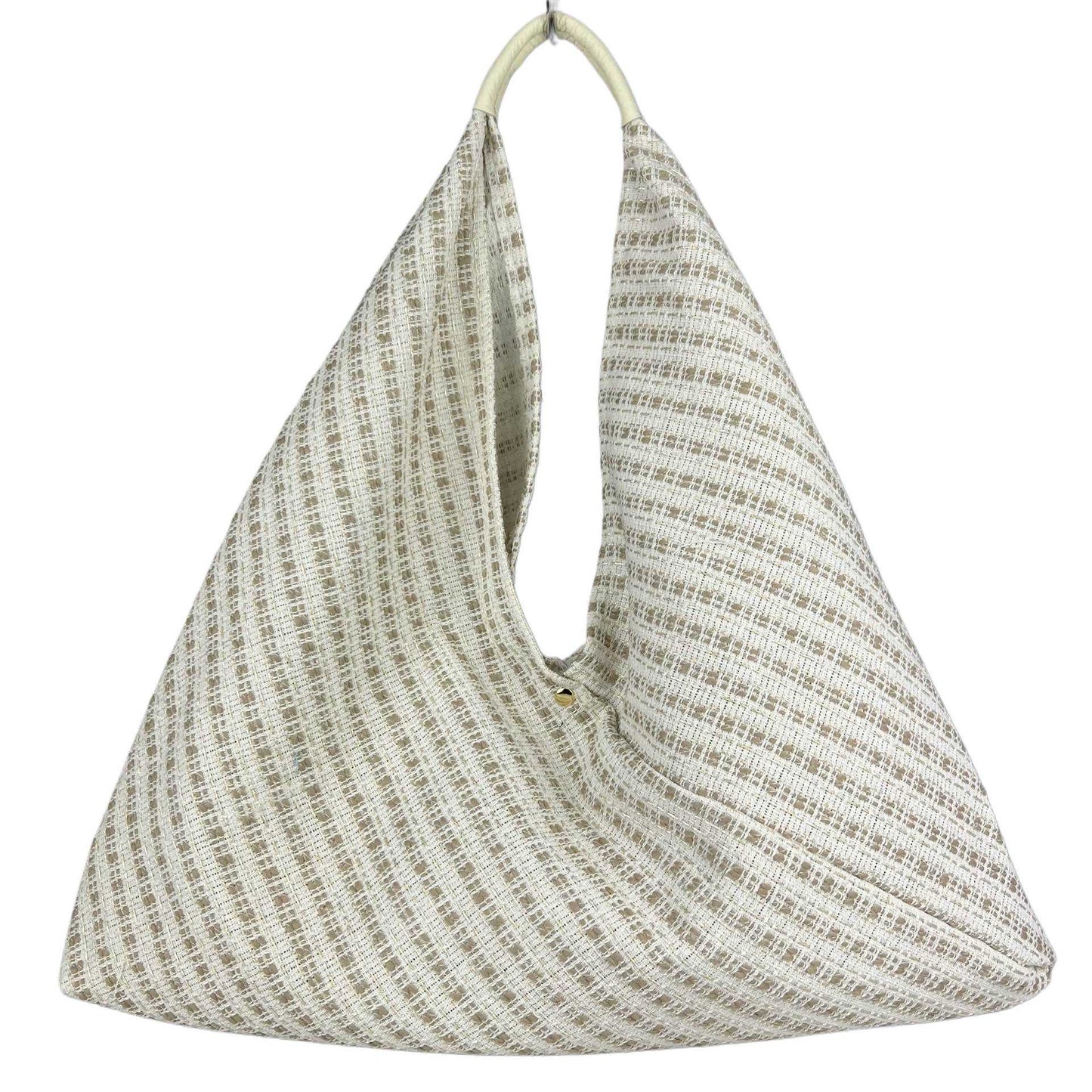 Maxi borsa a spalla Melissa in tessuto