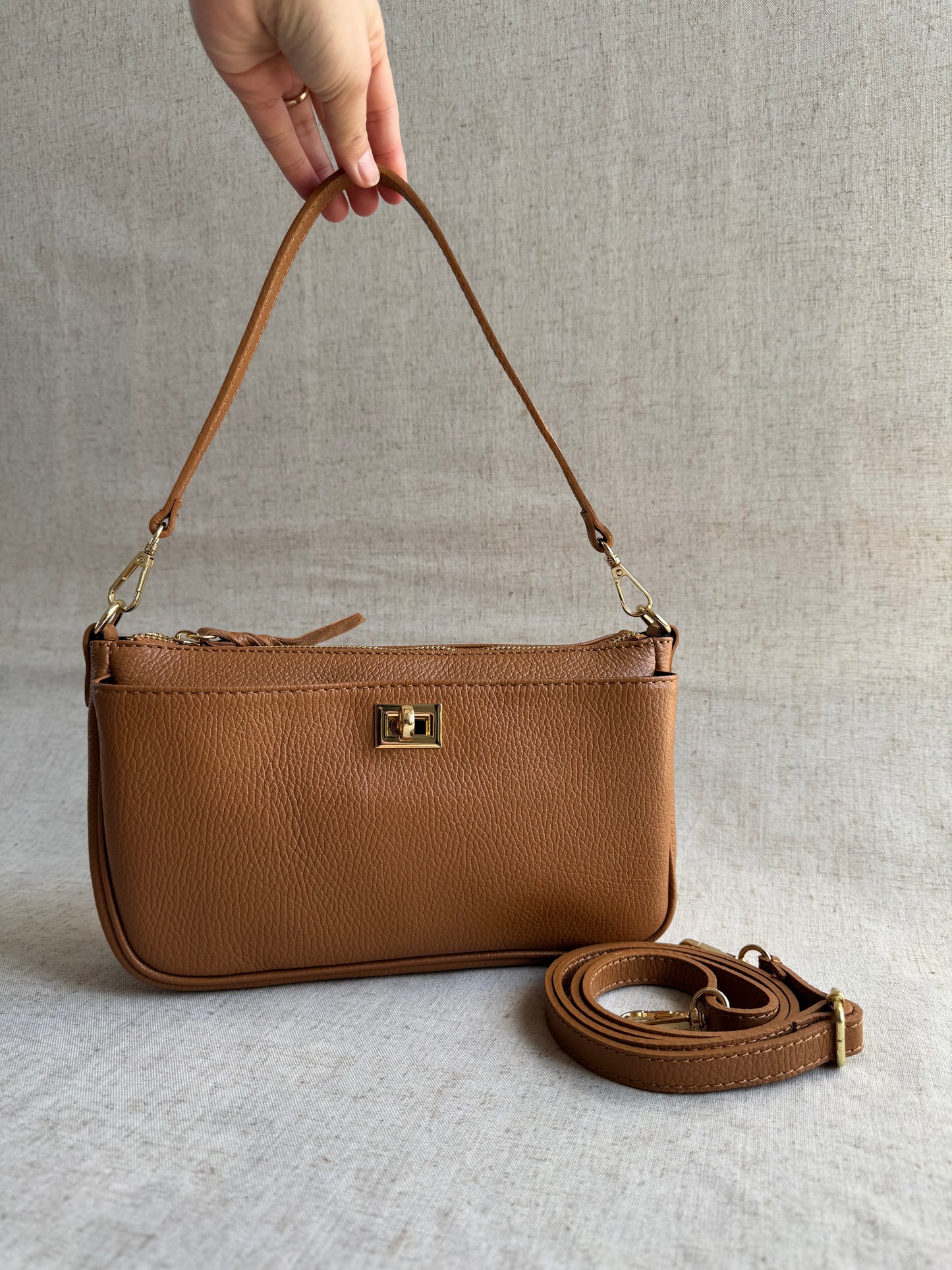 Borsa a spalla Nadine - con tracolla lunga