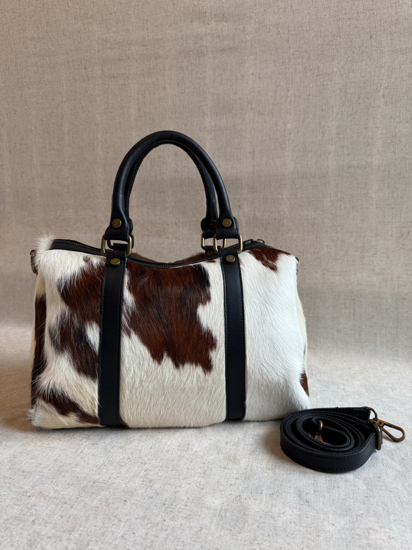Bauletto Rebecca - cavallino, con tracolla lunga
