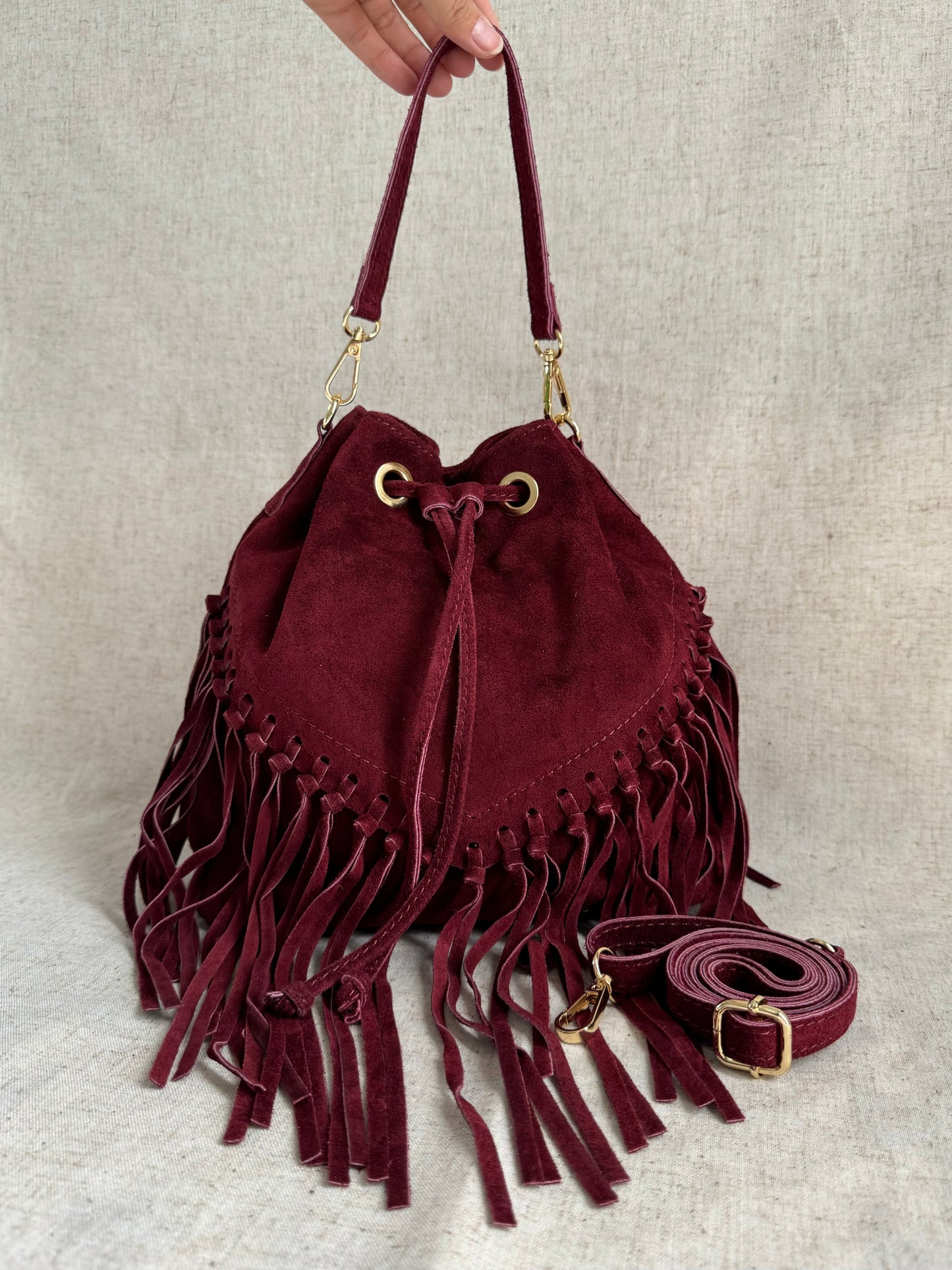 Borsa secchiello Rodeo - con tracolla lunga