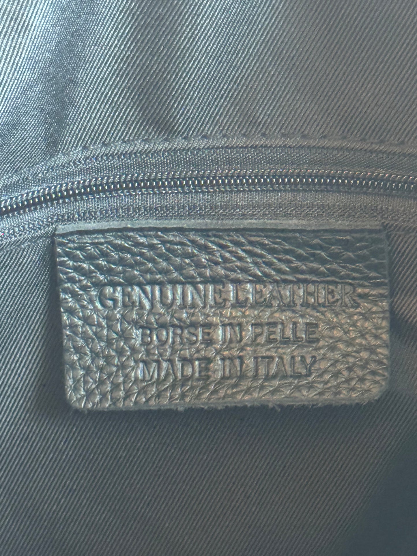 Borsa Agata - camoscio, intrecciato, con tracolla lunga