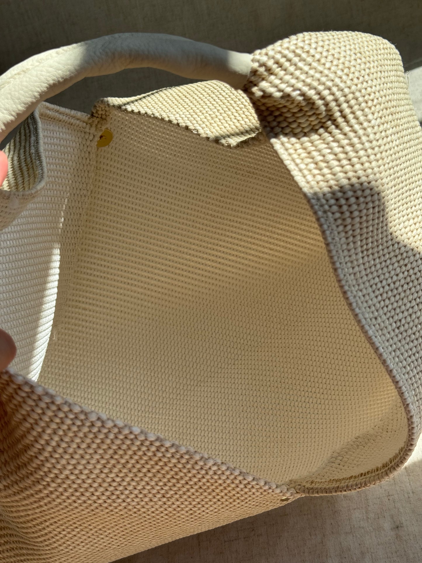 Maxi borsa a spalla Melissa - rafia
