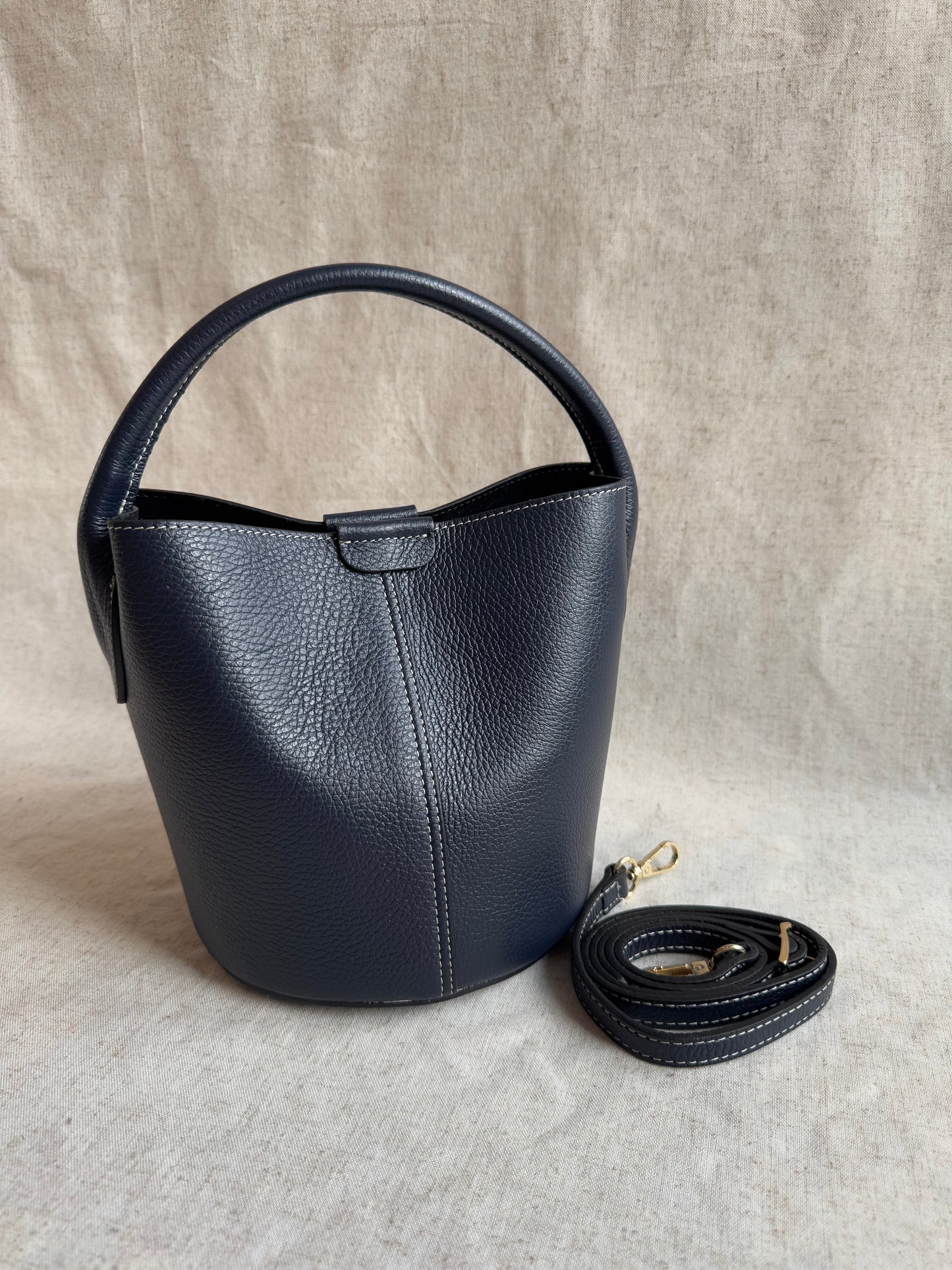 Borsa secchiello Veronica - con tracolla lunga