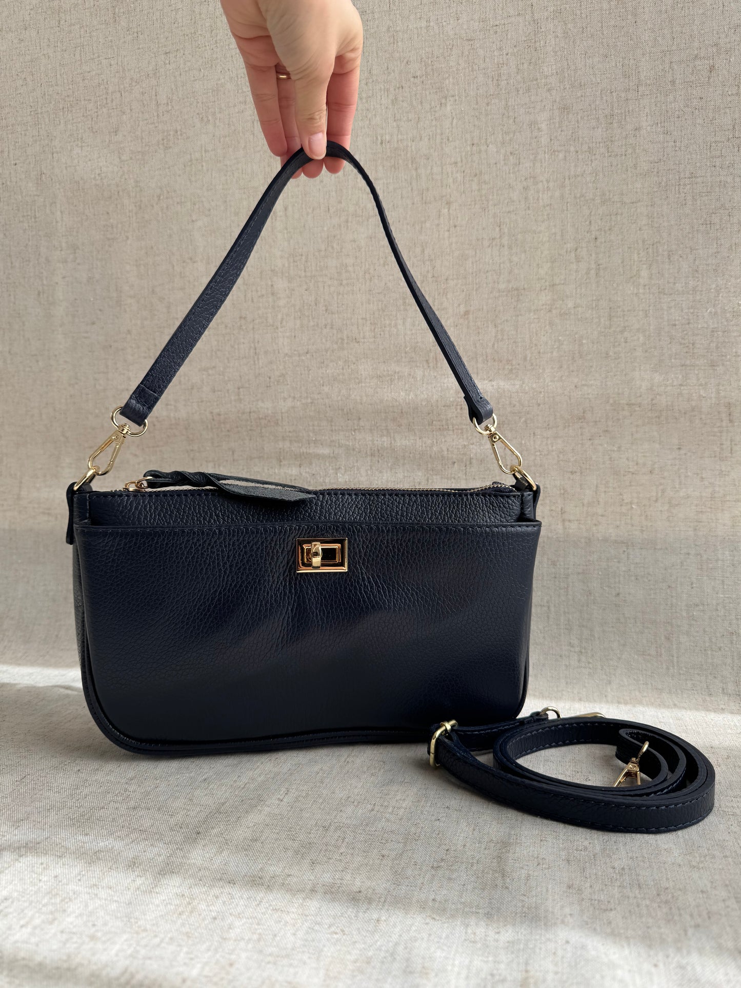 Borsa a spalla Nadine - con tracolla lunga