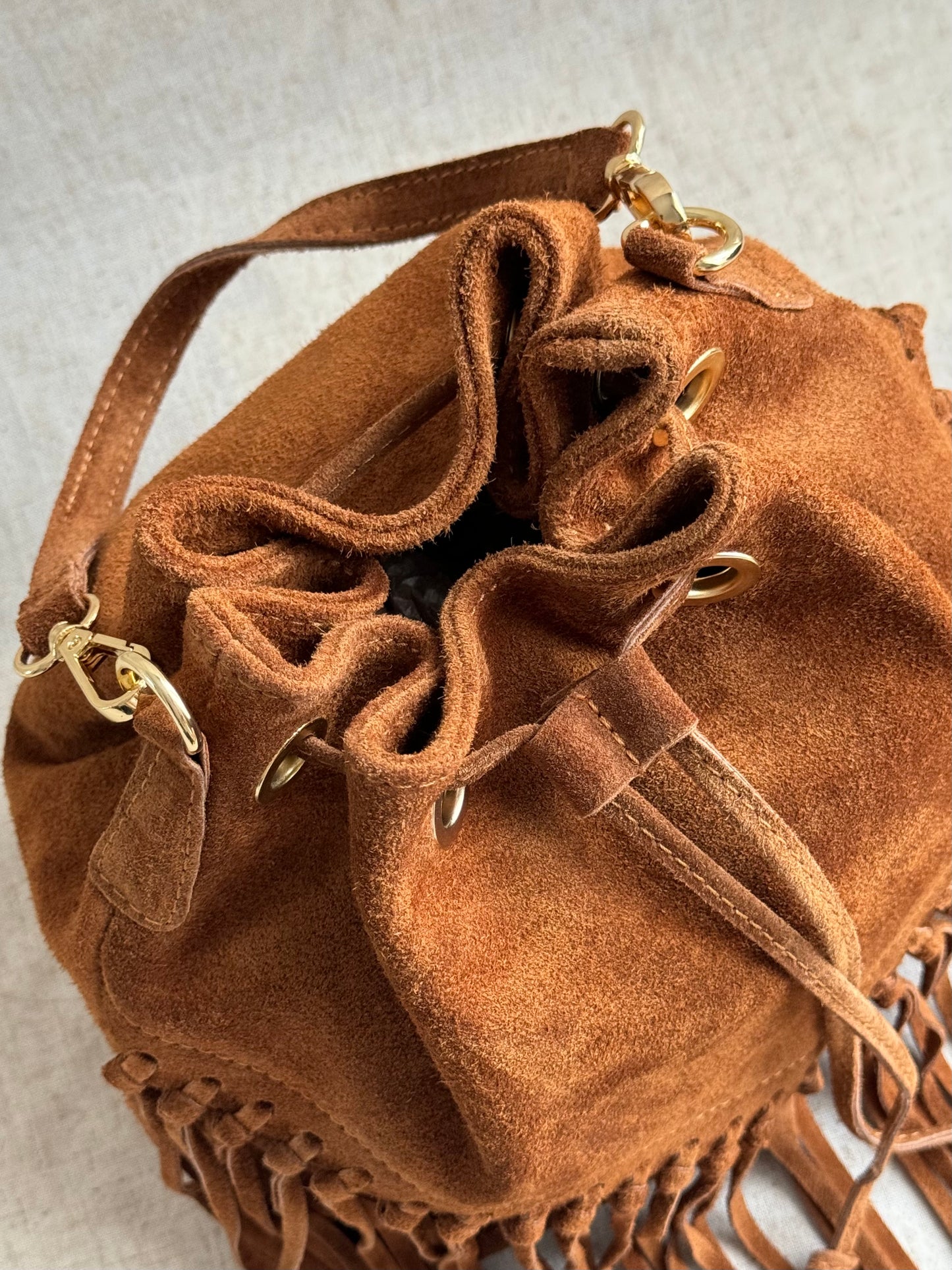 Borsa secchiello Rodeo - con tracolla lunga