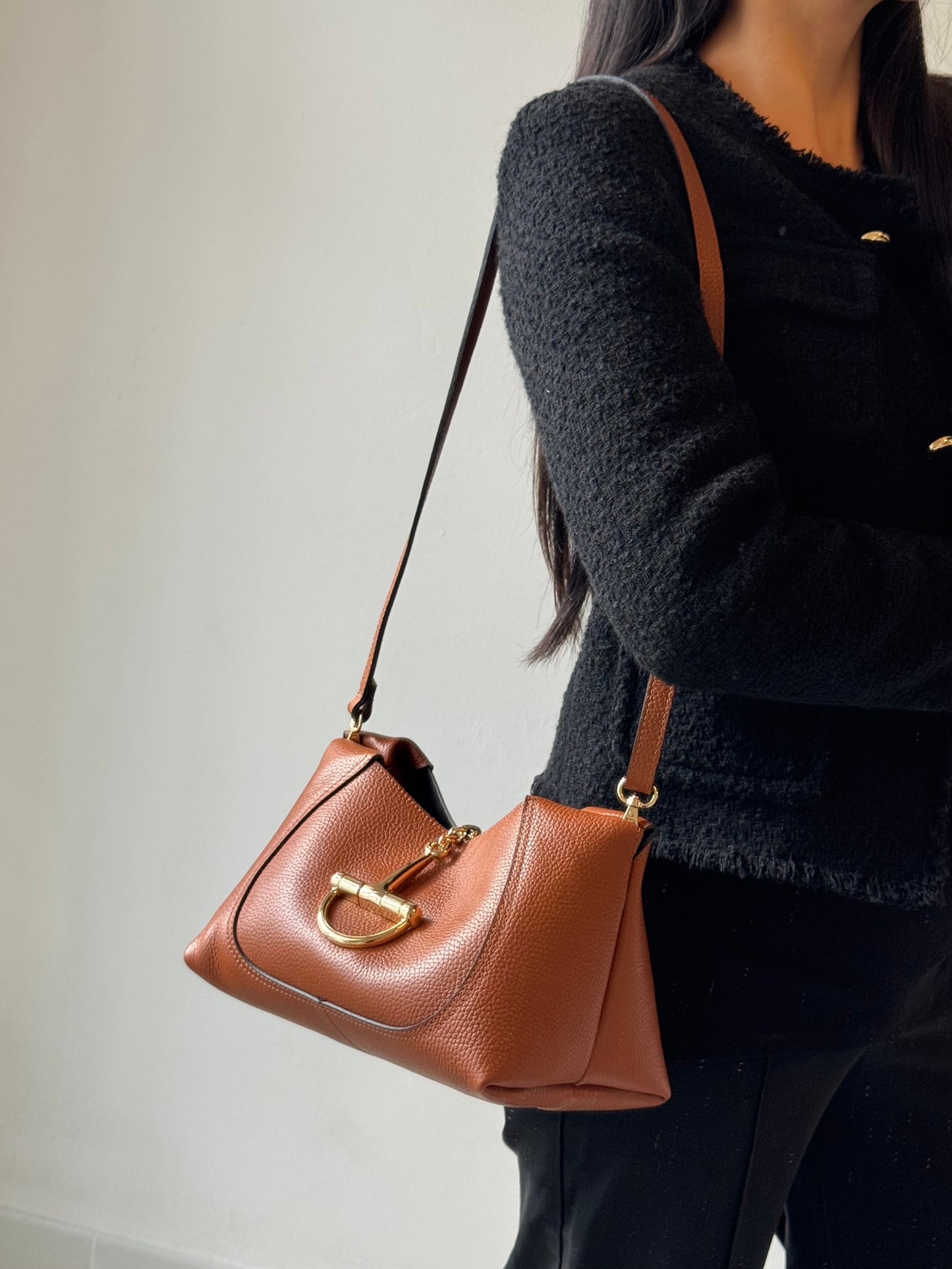 Borsa Gabriella - misura piccola, con tracolla lunga