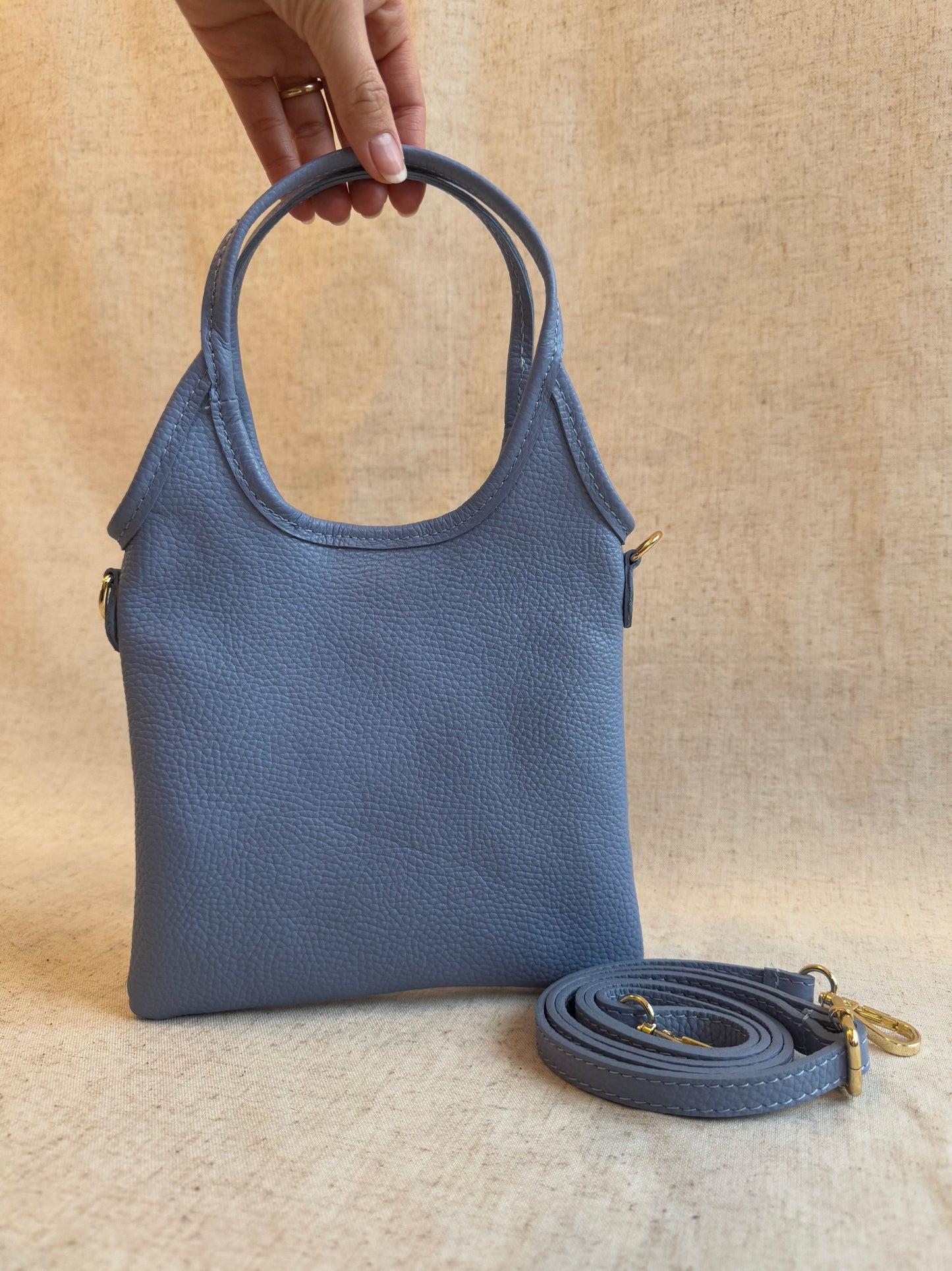 Borsa a mano Evelyn - misura piccola, con tracolla lunga