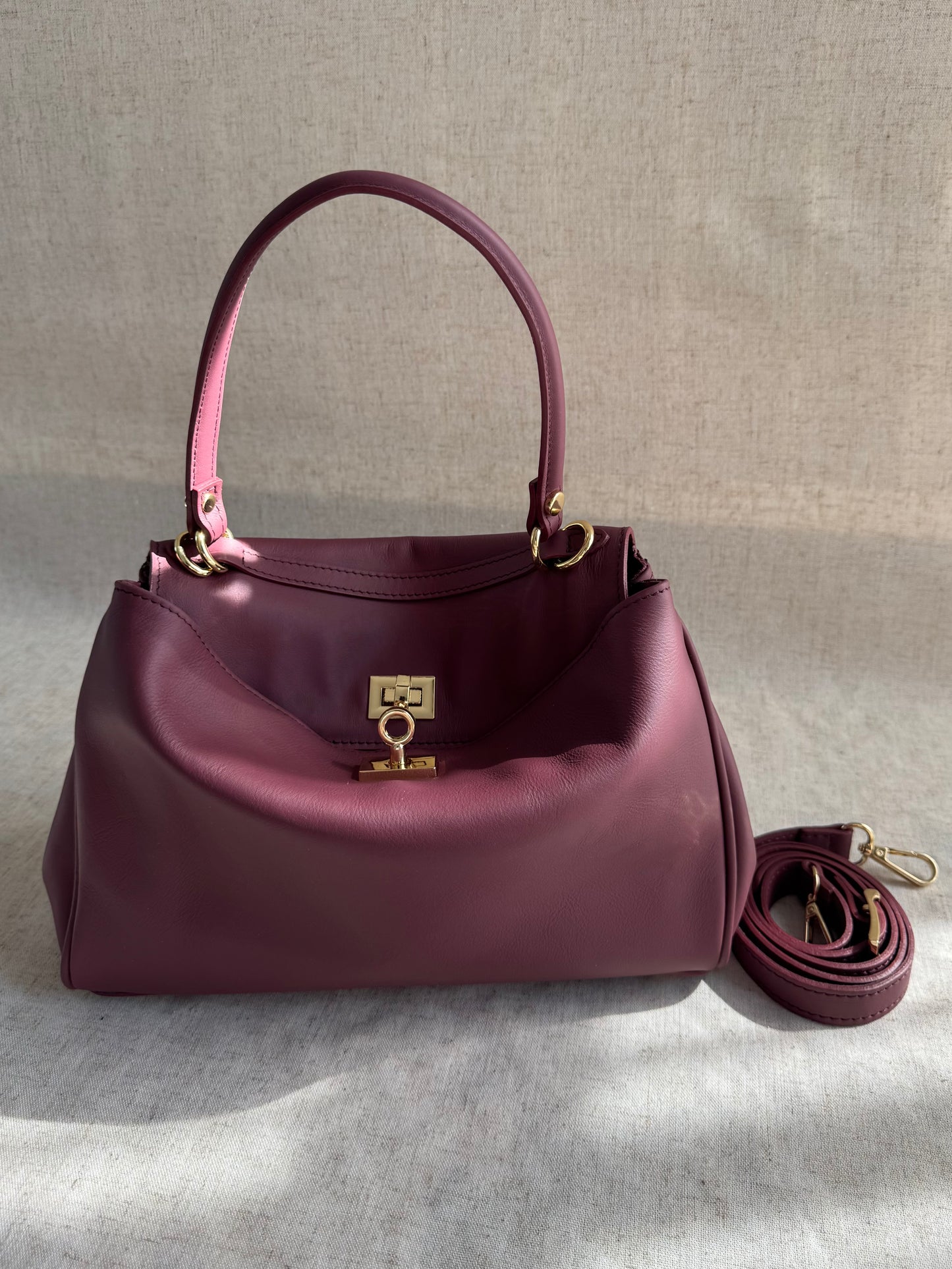 Borsa a spalla Ronnie - misura piccola, con tracolla lunga