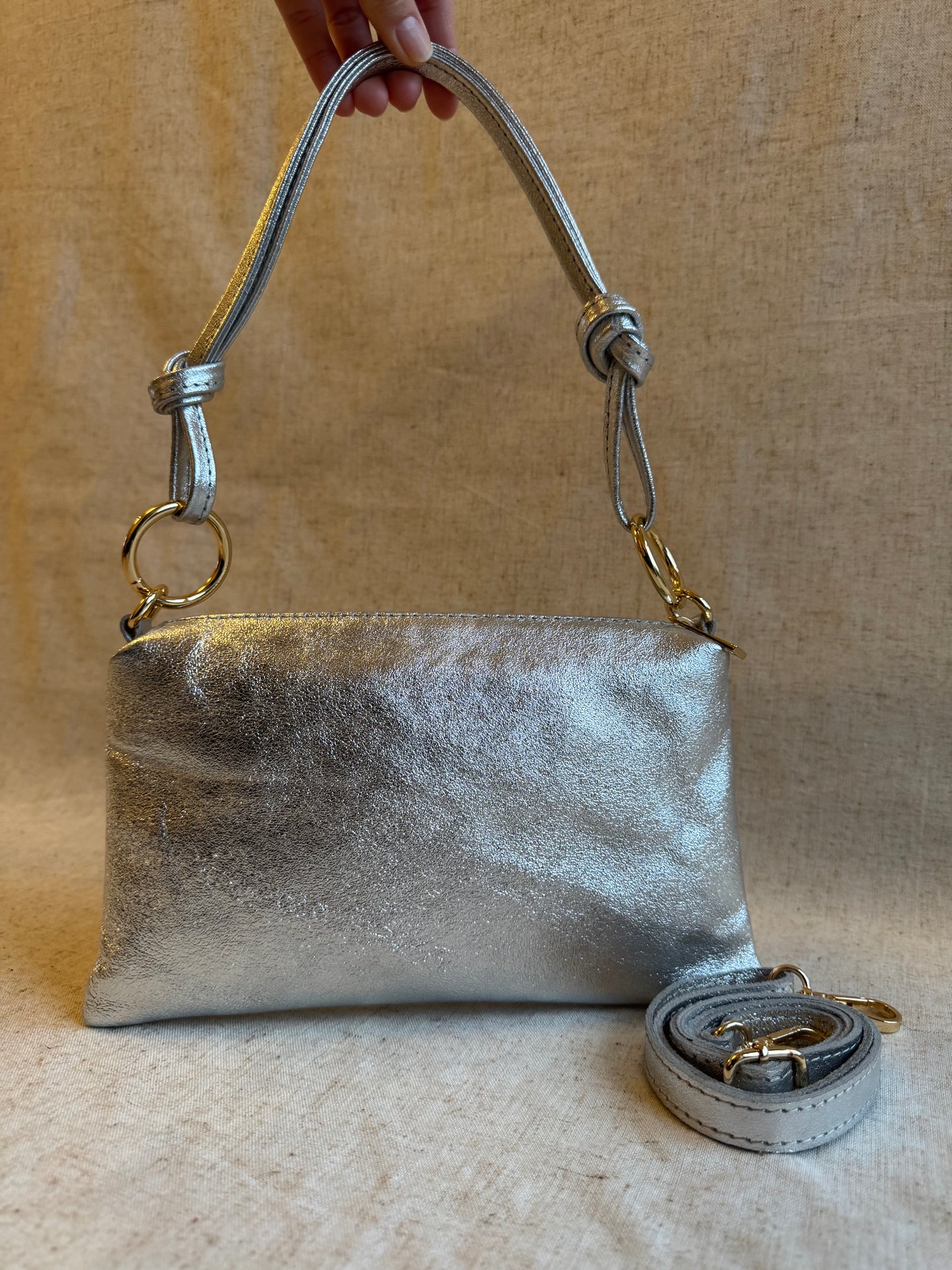 Borsa a spalla Agata - misura piccola, con tracolla lunga