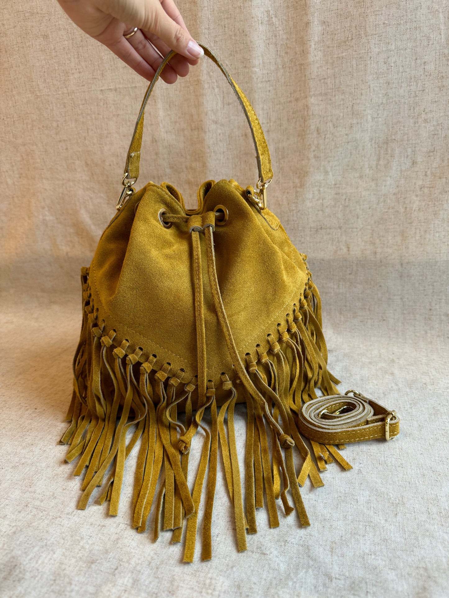 Borsa secchiello Rodeo - con tracolla lunga