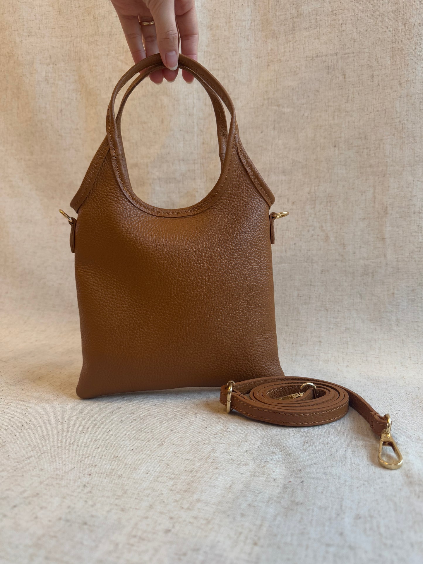 Borsa a mano Evelyn - misura piccola, con tracolla lunga