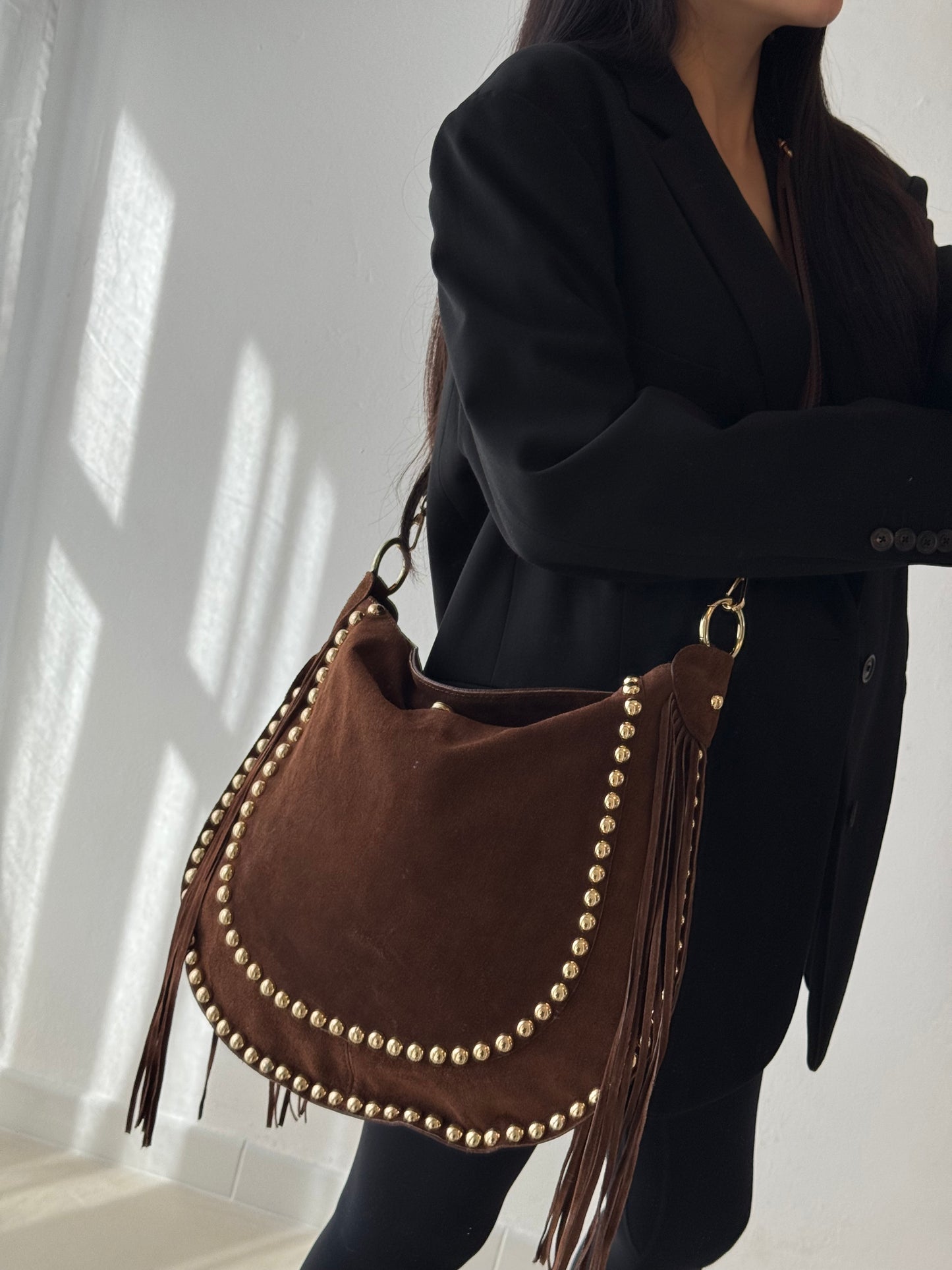 Maxi borsa a spalla Texas - con tracolla lunga