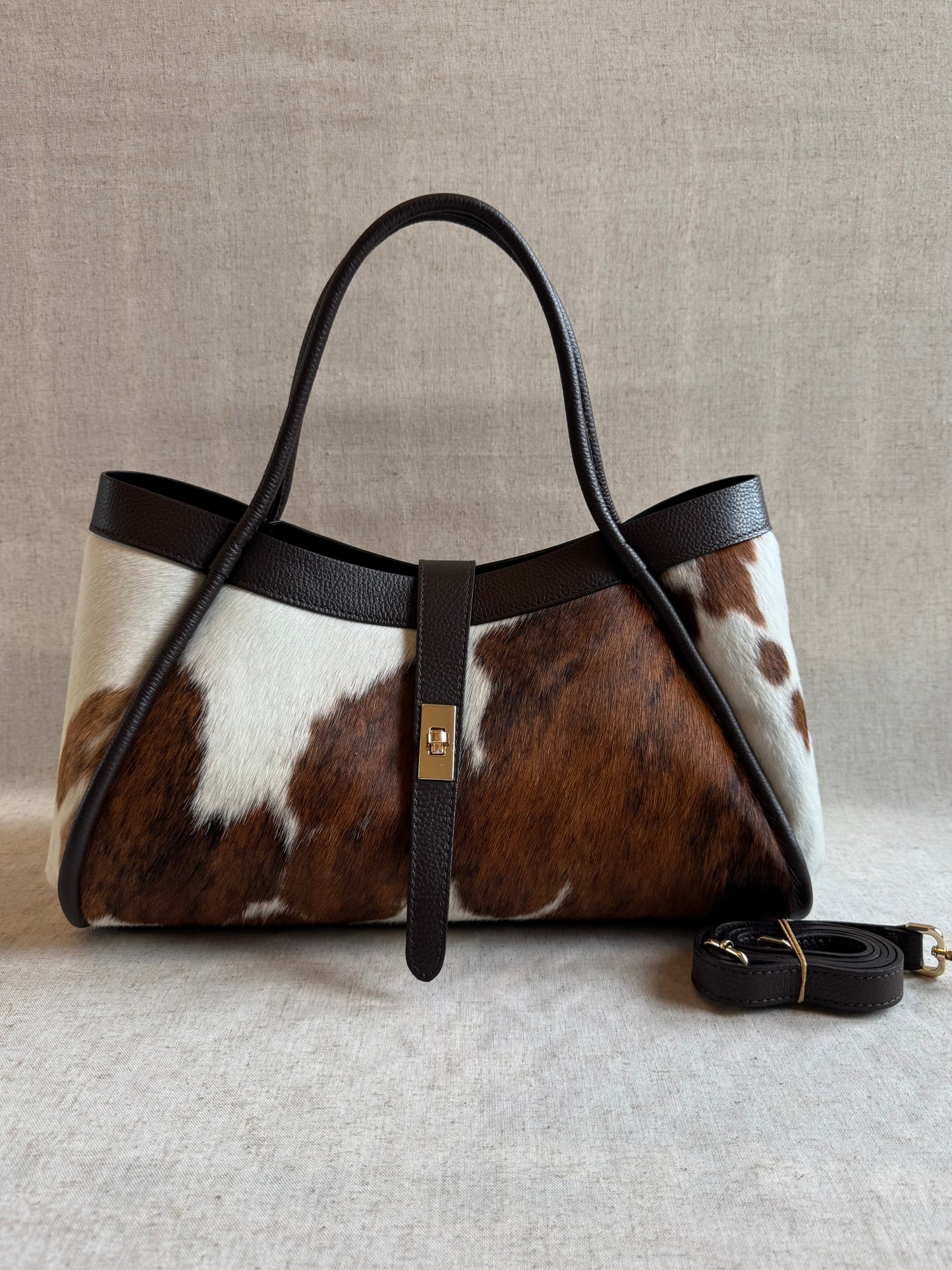 Preordine: Maxi borsa Carla - cavallino, con tracolla lunga