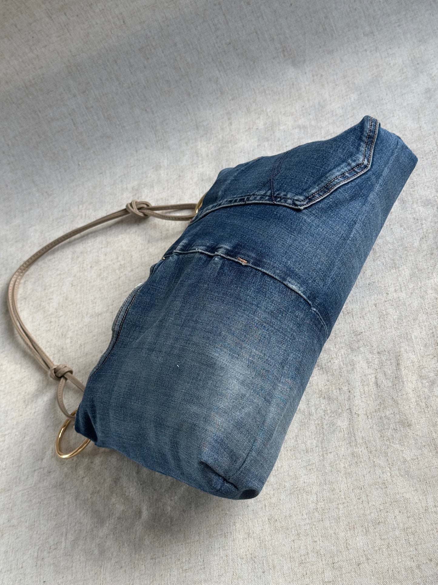 Borsa in jeans Agata - con tracolla