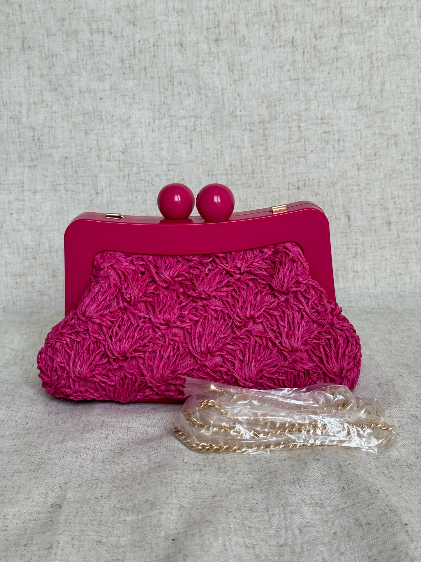 Pochette Bea - con tracolla in catena