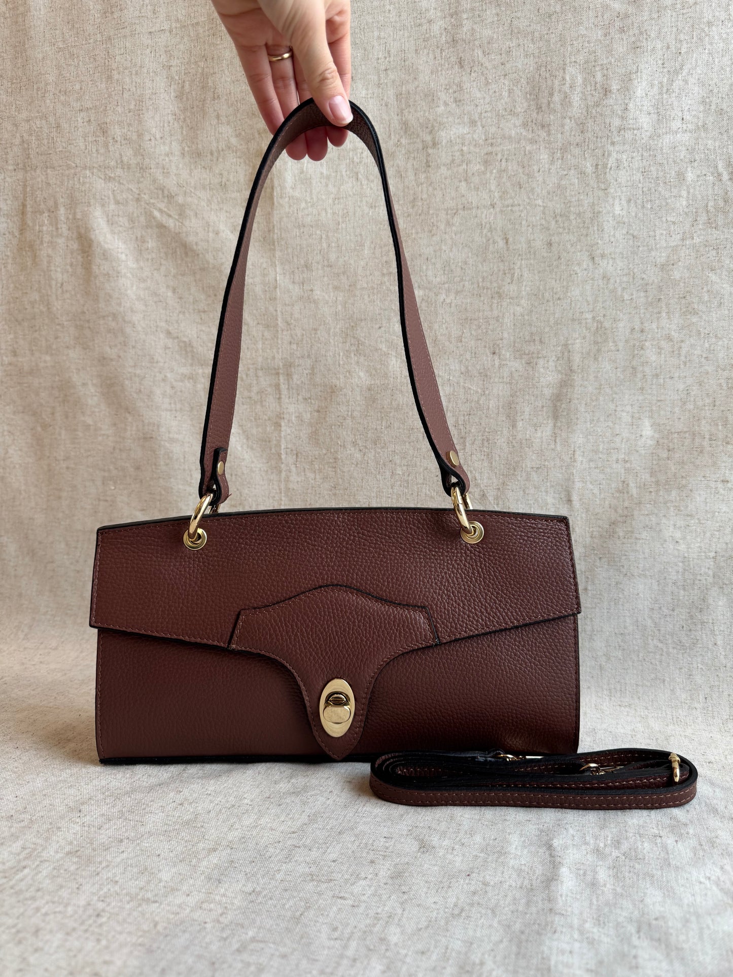 Borsa a spalla Adelaide - con tracolla lunga