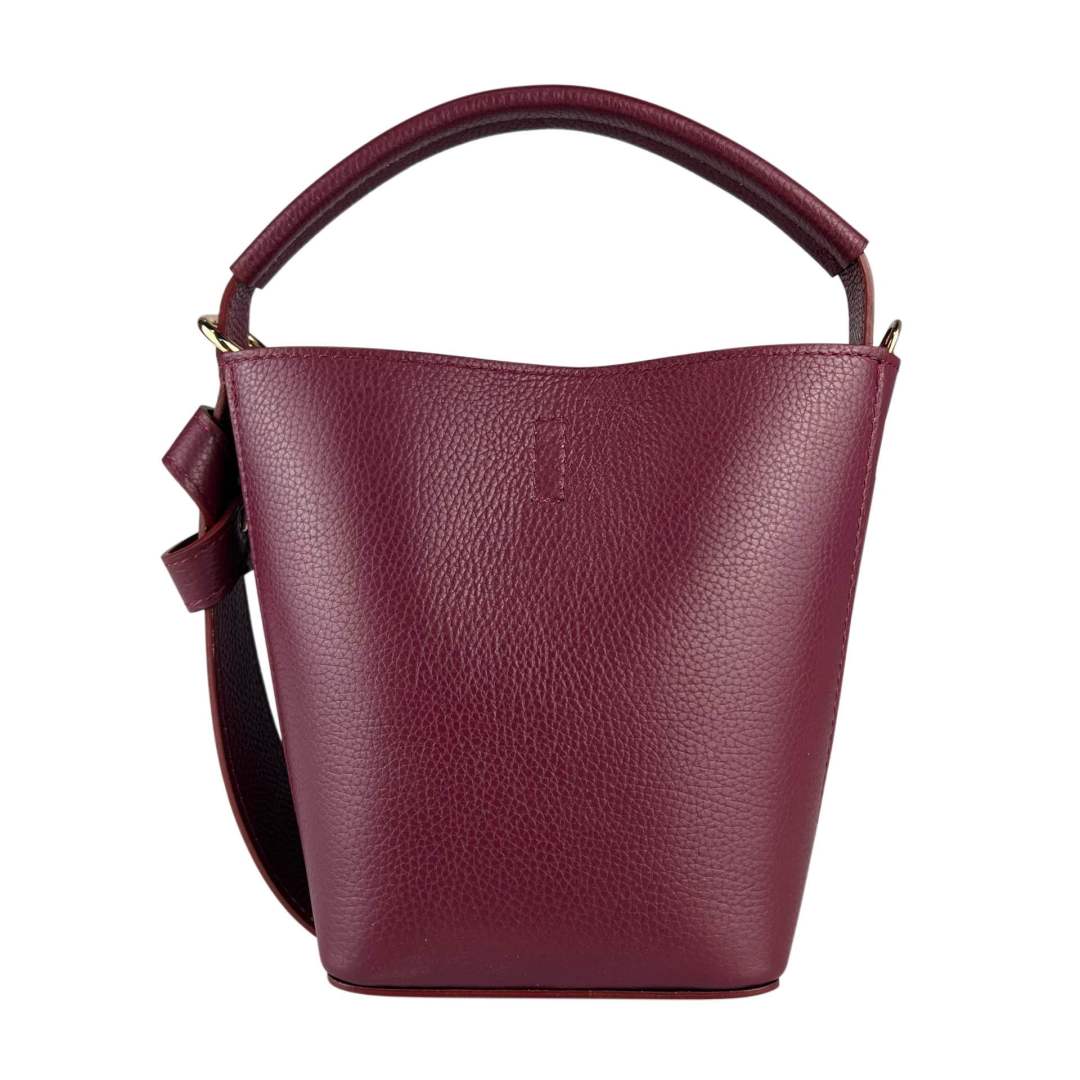 Borsa secchiello Vittoria - con tracolla lunga e pochette