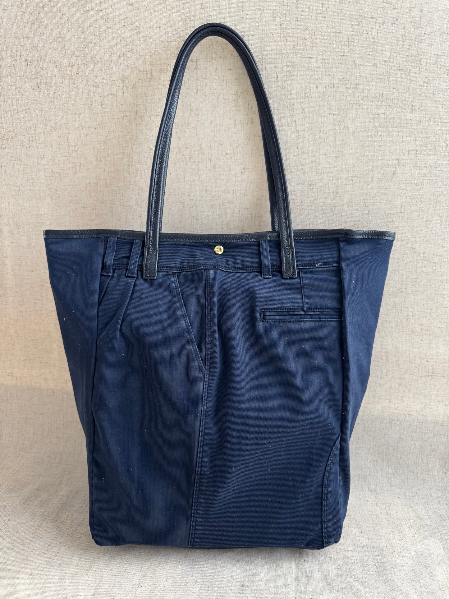 Maxi borsa a spalla in jeans Dina