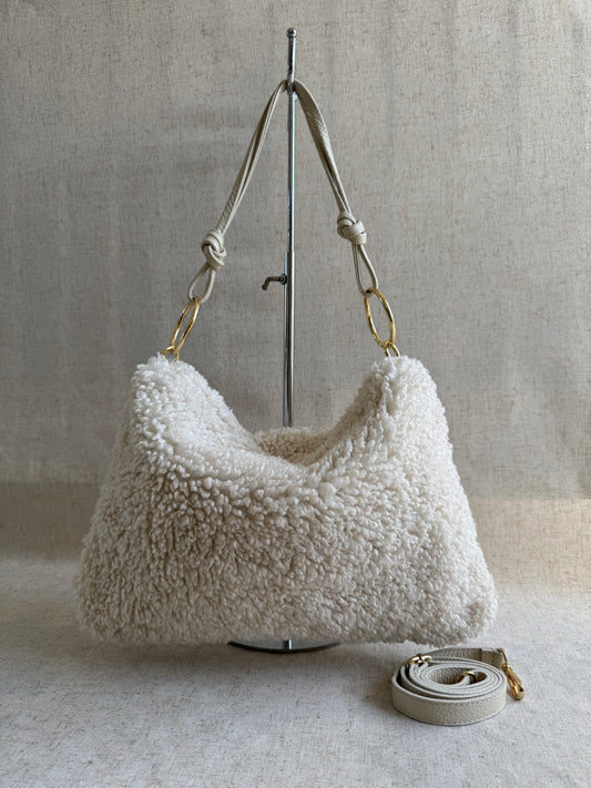 Borsa a spalla Agata - Teddy, con tracolla lunga