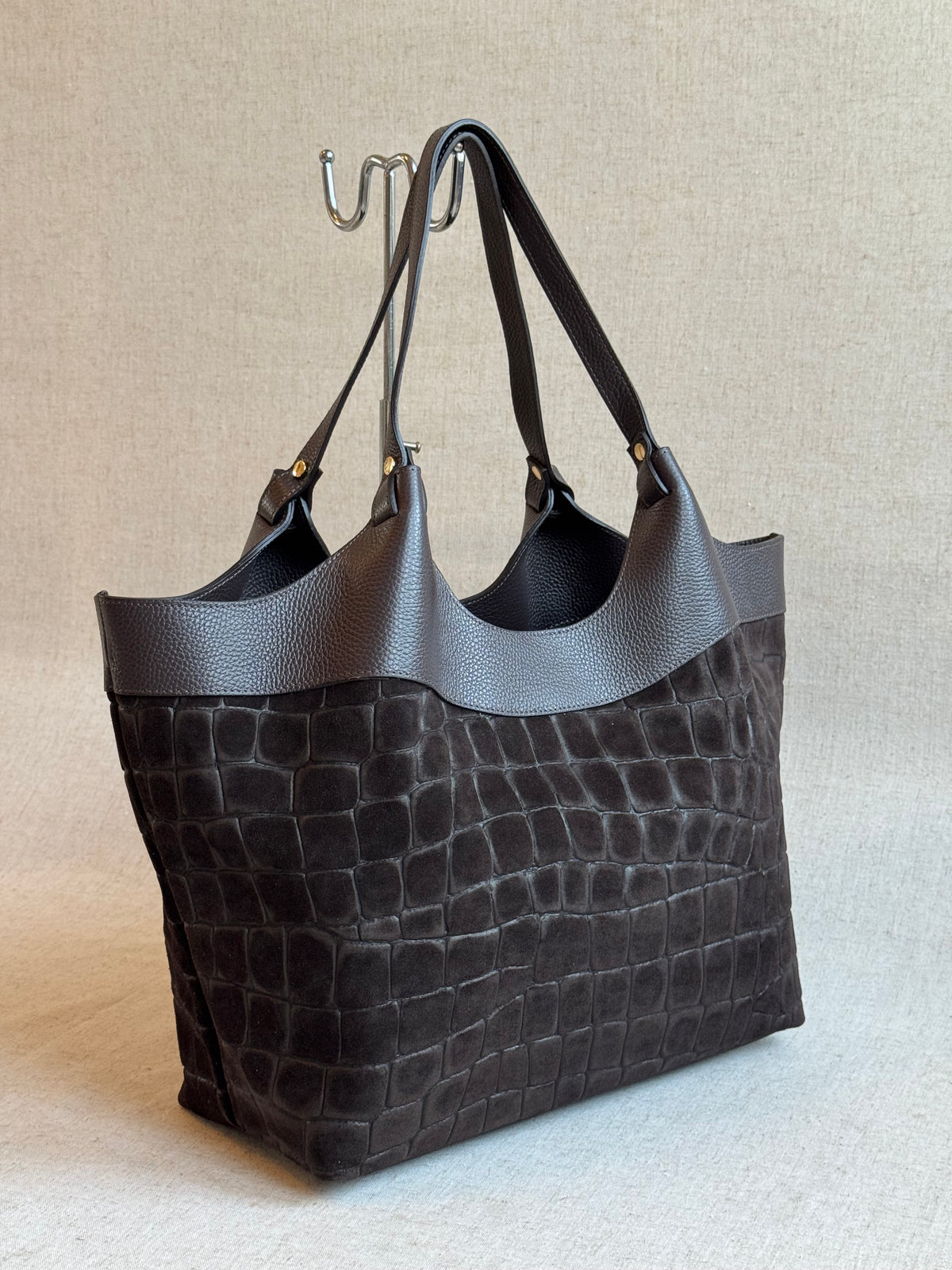 Borsa Roxy - stampa coccodrillo