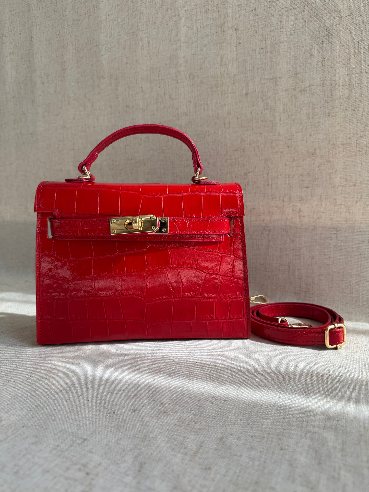 Borsa KELLY - misura media, con tracolla lunga