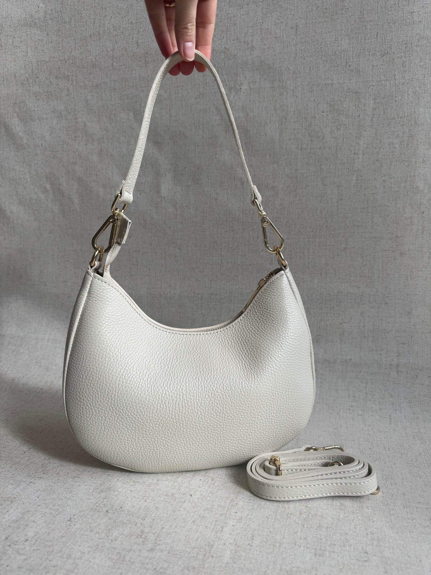 Borsa a spalla Luna - misura grande, con tracolla lunga