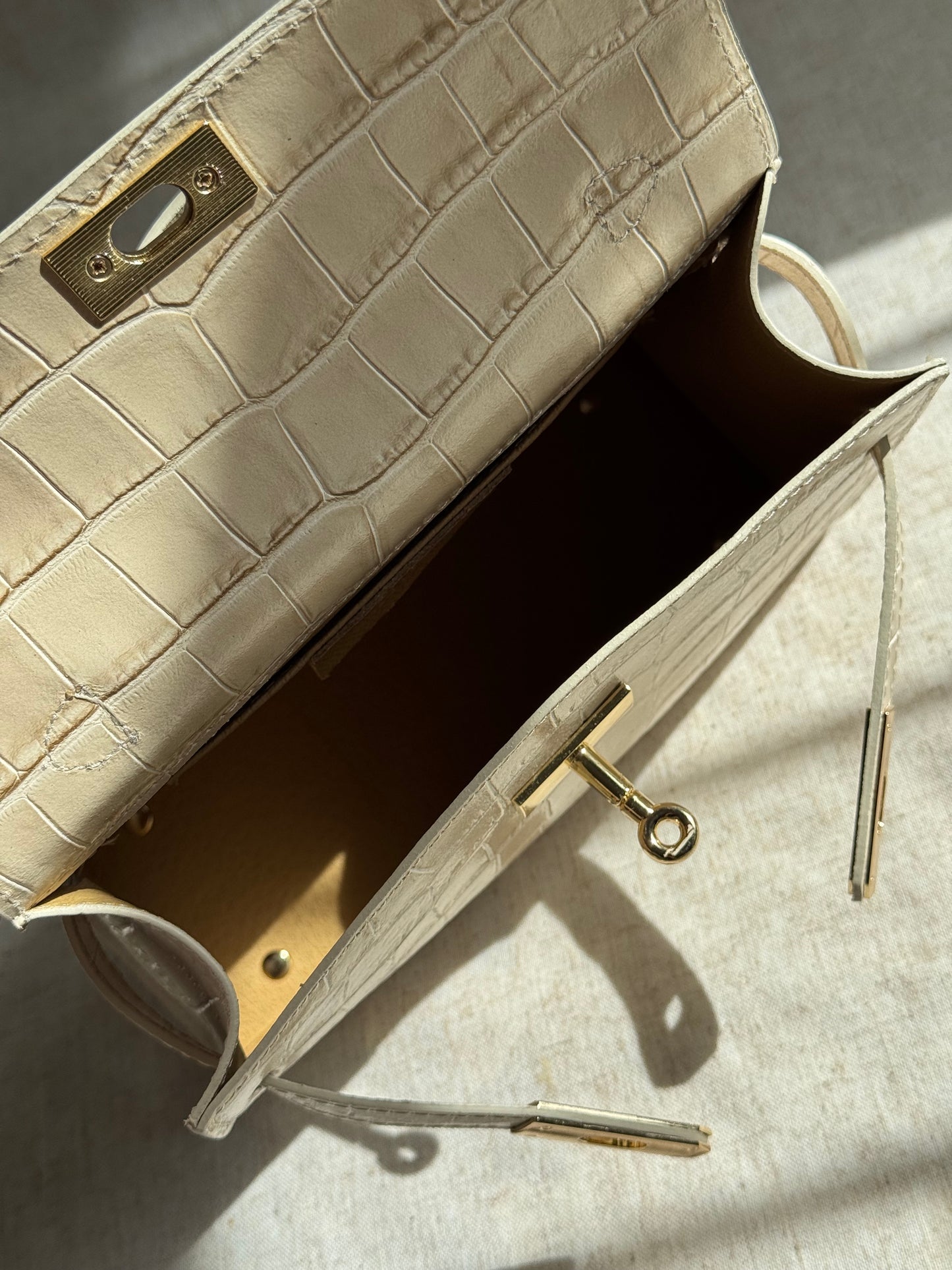 Borsa KELLY - misura grande, con tracolla lunga