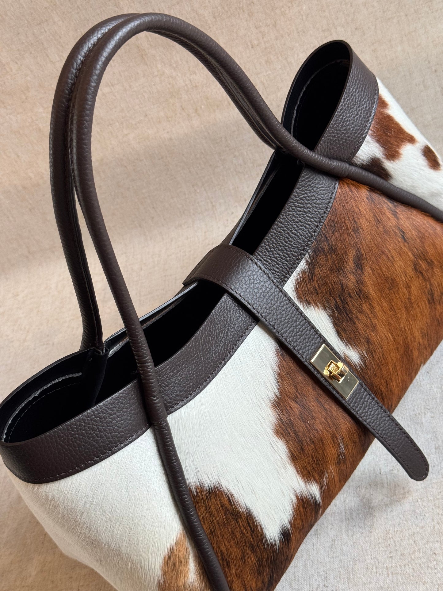 Preordine: Maxi borsa Carla - cavallino, con tracolla lunga