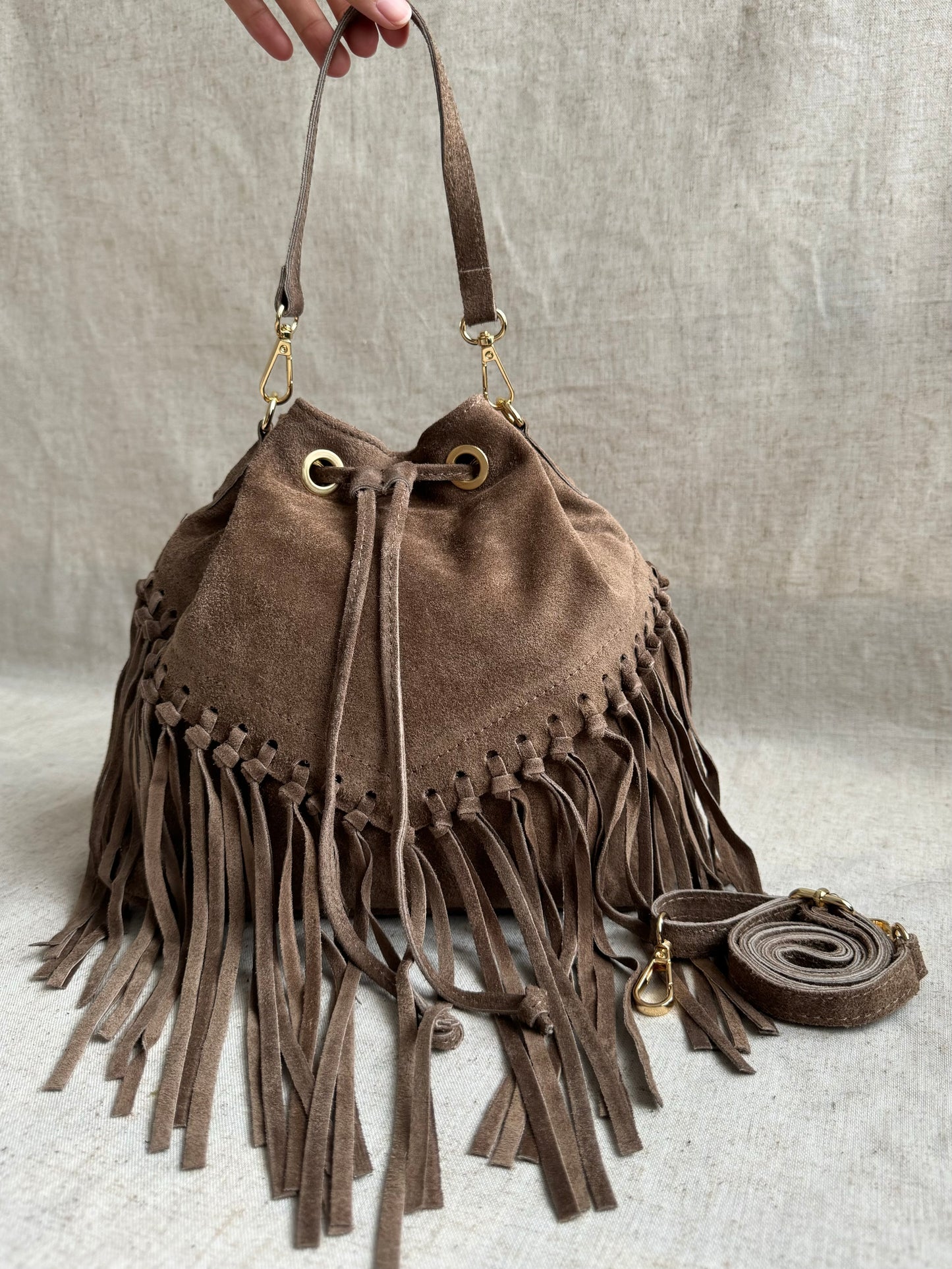 Borsa secchiello Rodeo - con tracolla lunga