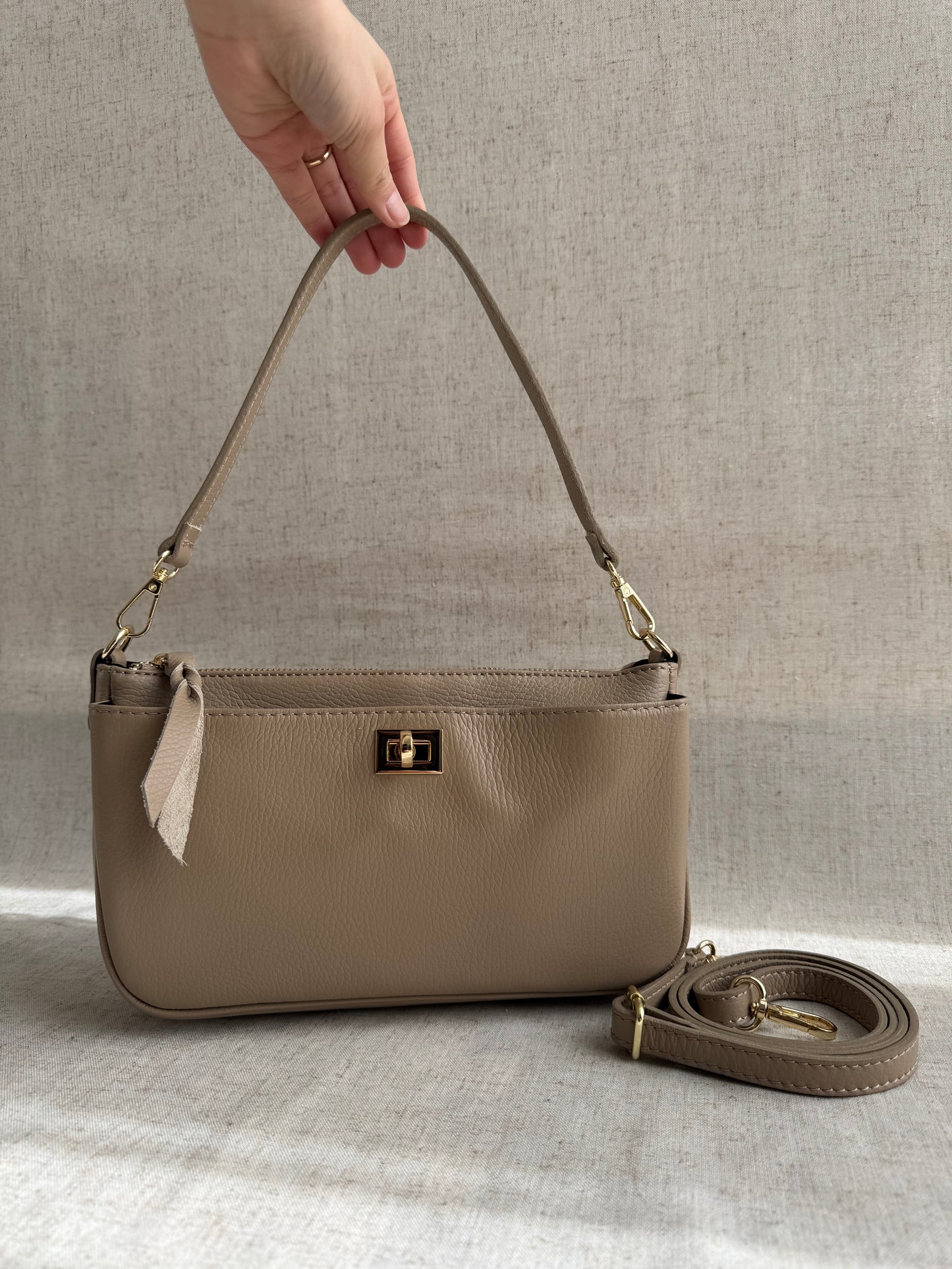 Borsa a spalla Nadine - con tracolla lunga