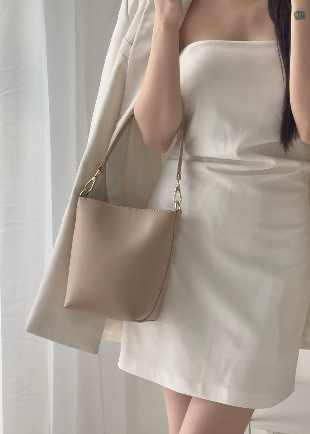 Borsa a spalla Vanessa - misura piccola, con tracolla lunga