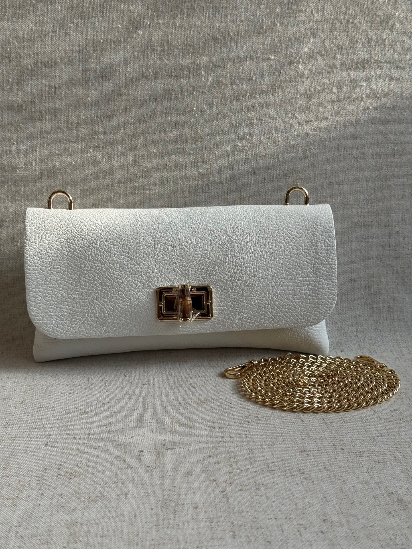 Pochette Alina - con tracolla in catena
