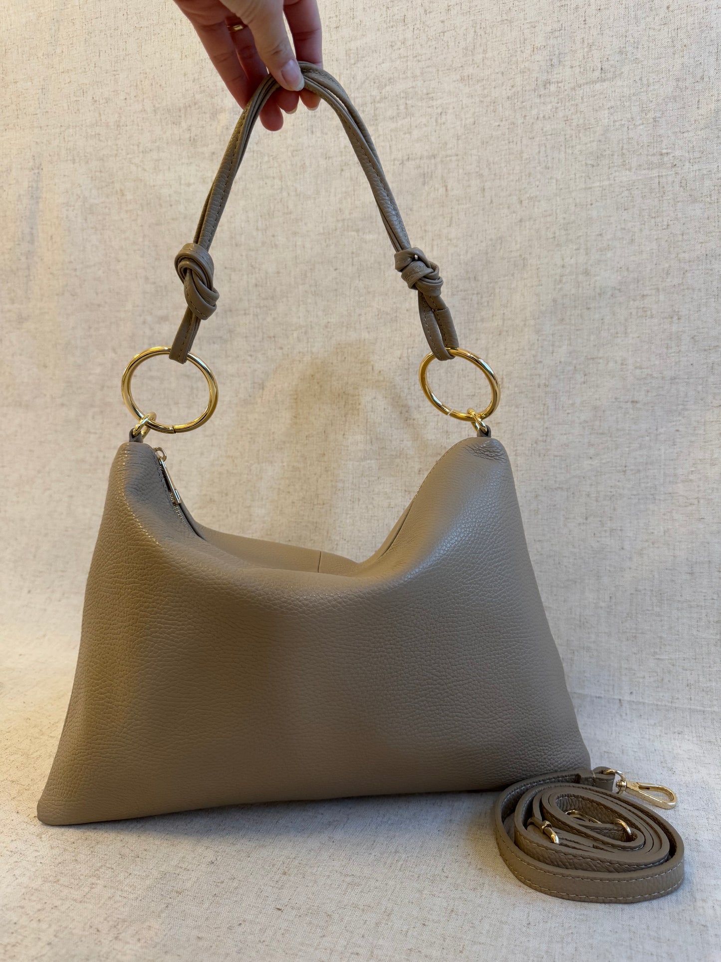 Borsa a spalla Agata - misura grande, con tracolla lunga