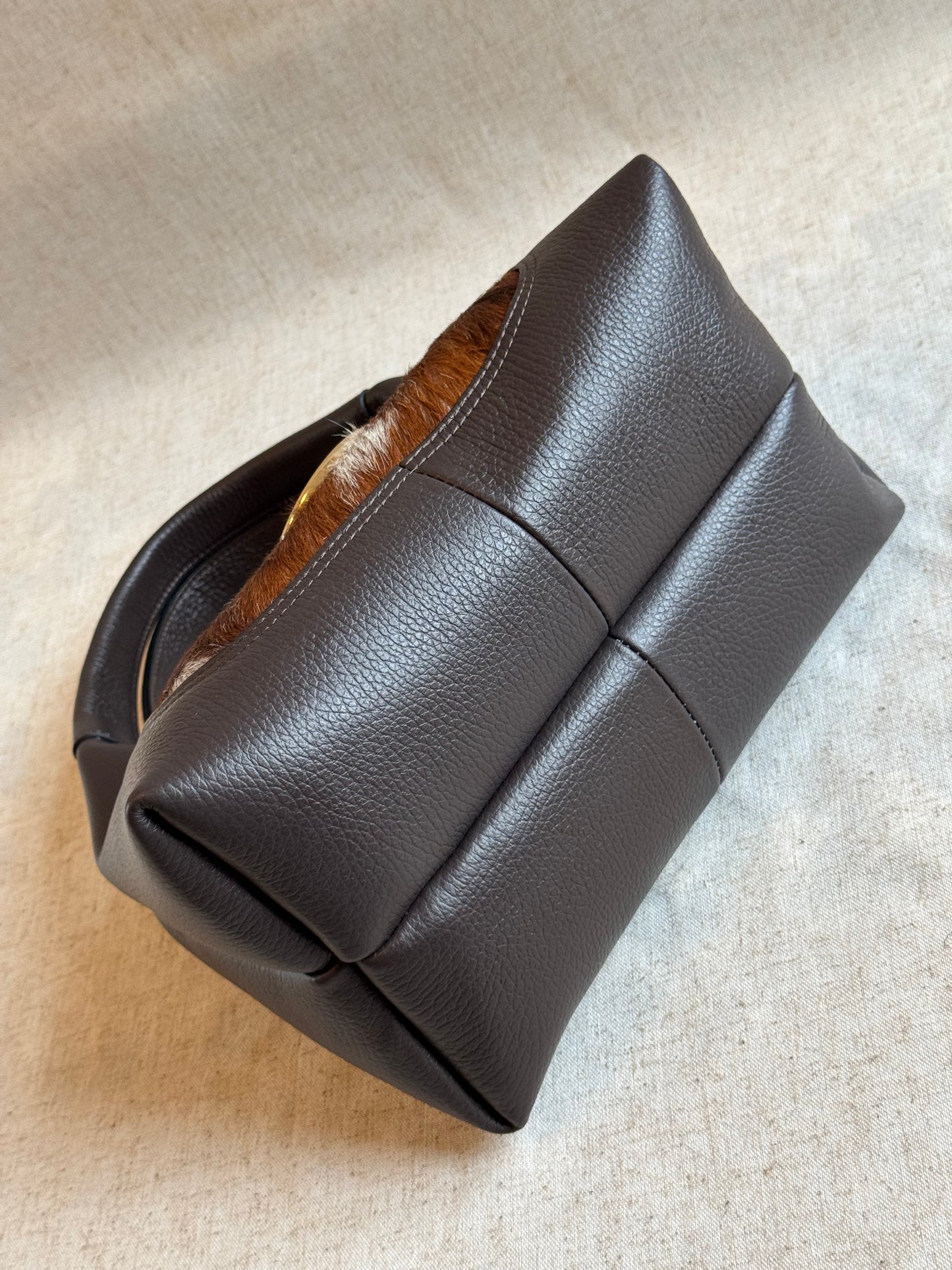 Borsa Gabriella - cavallino, con tracolla lunga