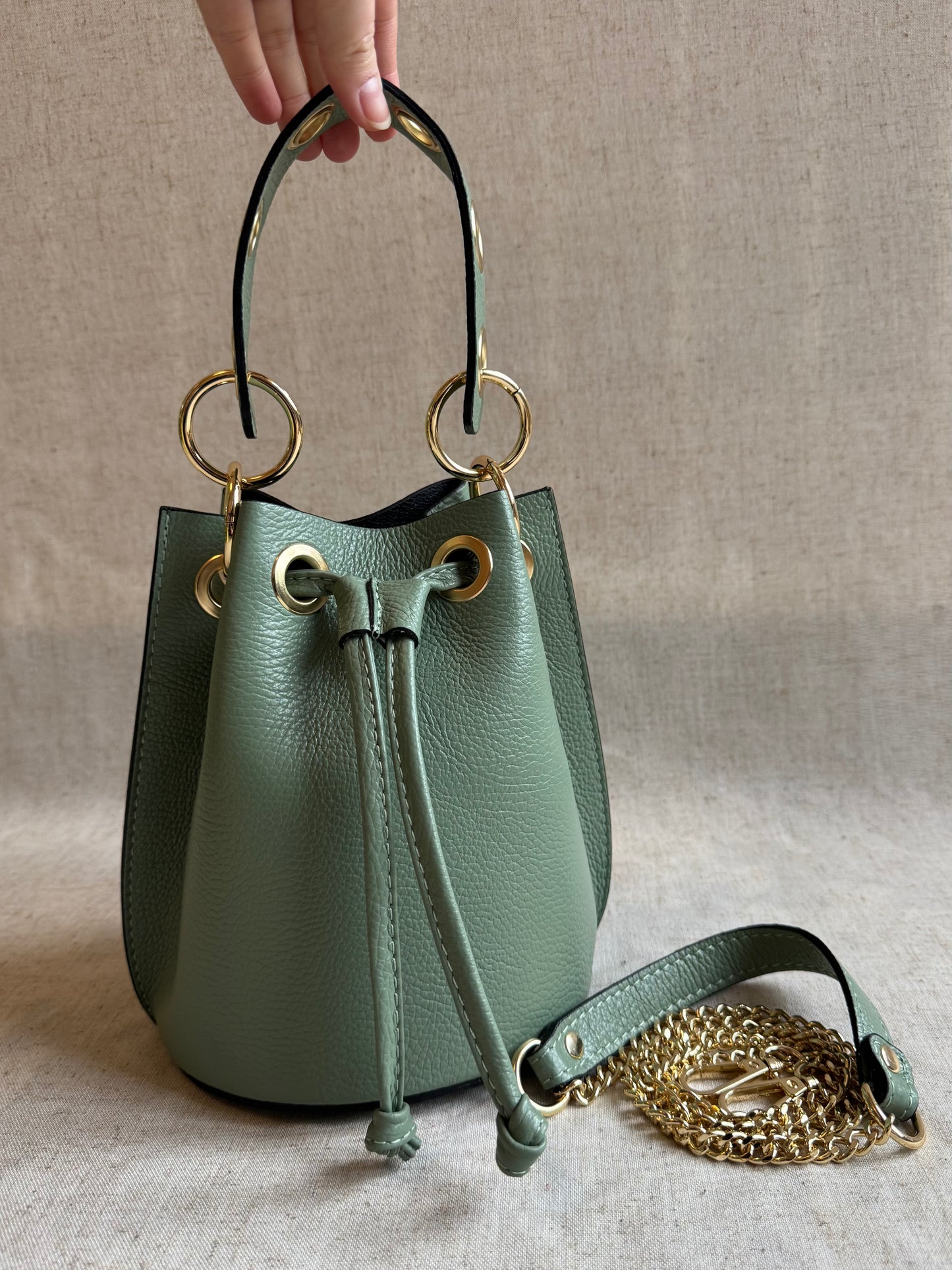 Borsa secchiello Vanilla - con tracolla lunga