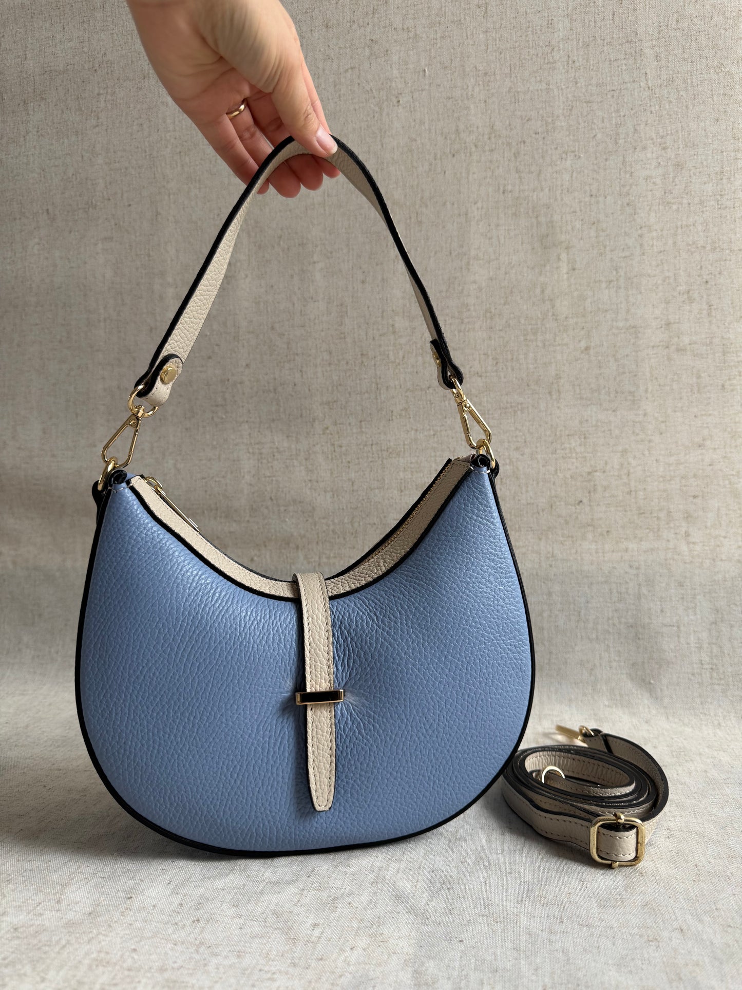 Borsa a spalla Moon - con tracolla lunga