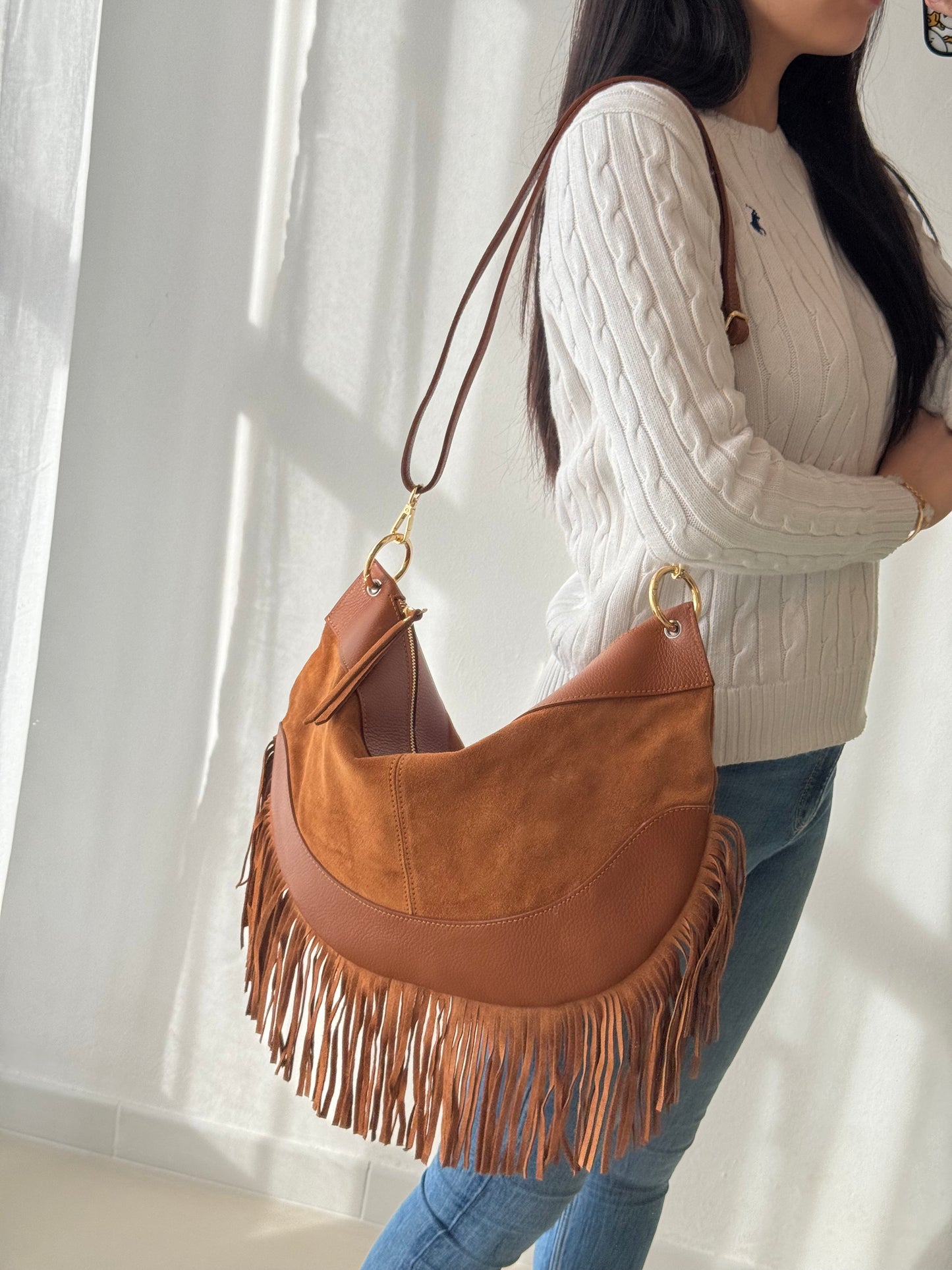 Borsa a spalla Susanna - con tracolla lunga