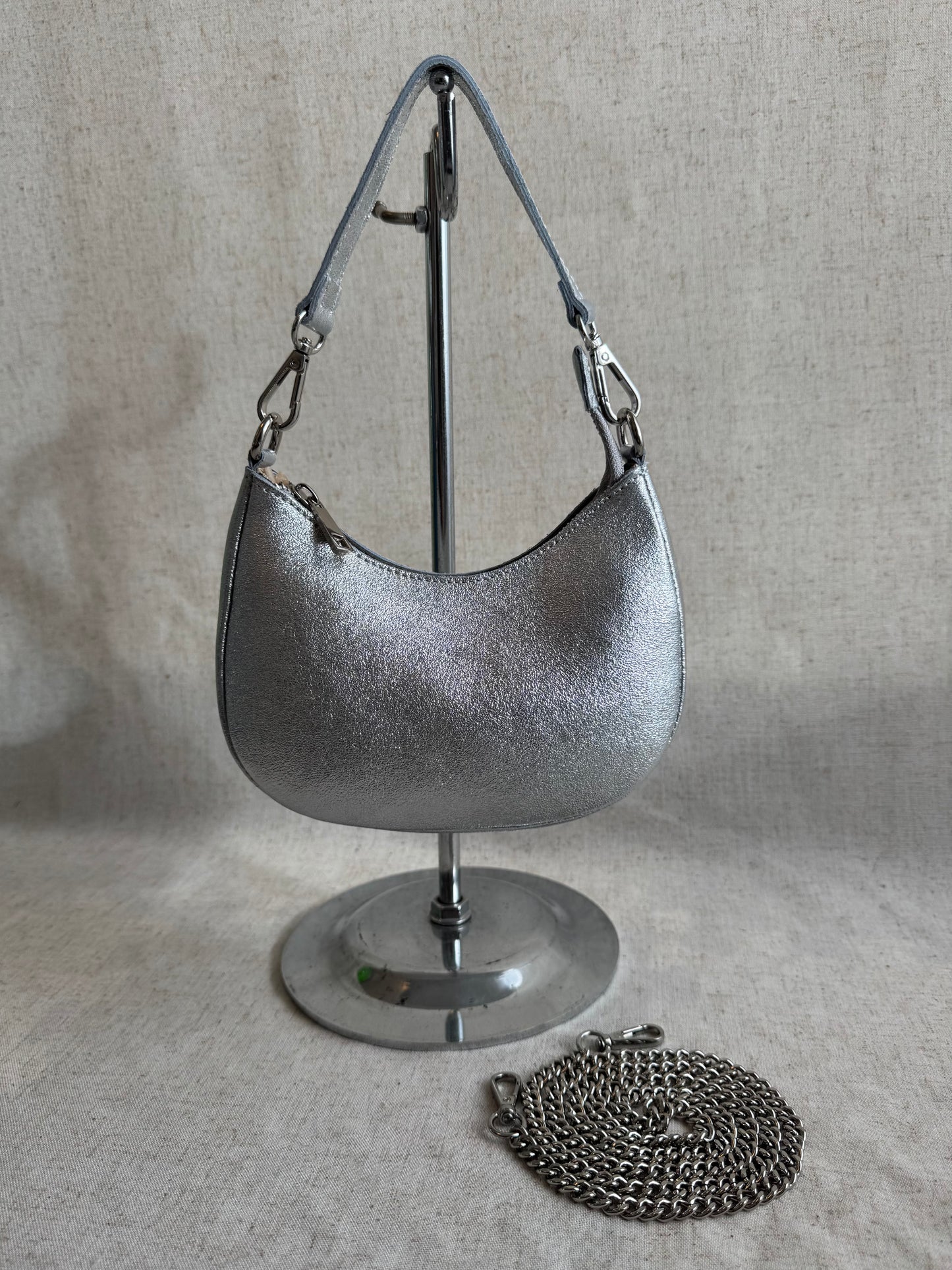 Borsa a spalla Luna - misura piccola, con tracolla lunga