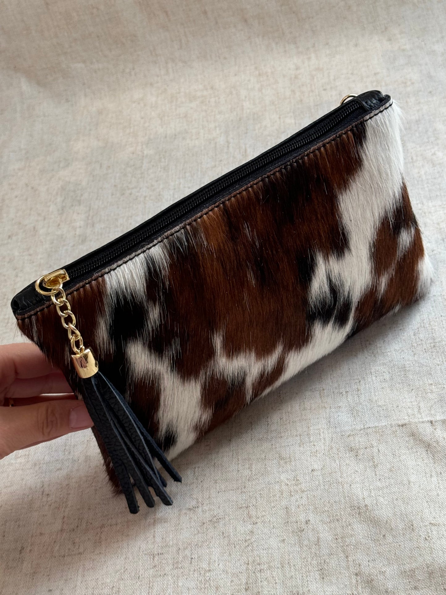 Pochette Siri - cavallino, con tracolla lunga