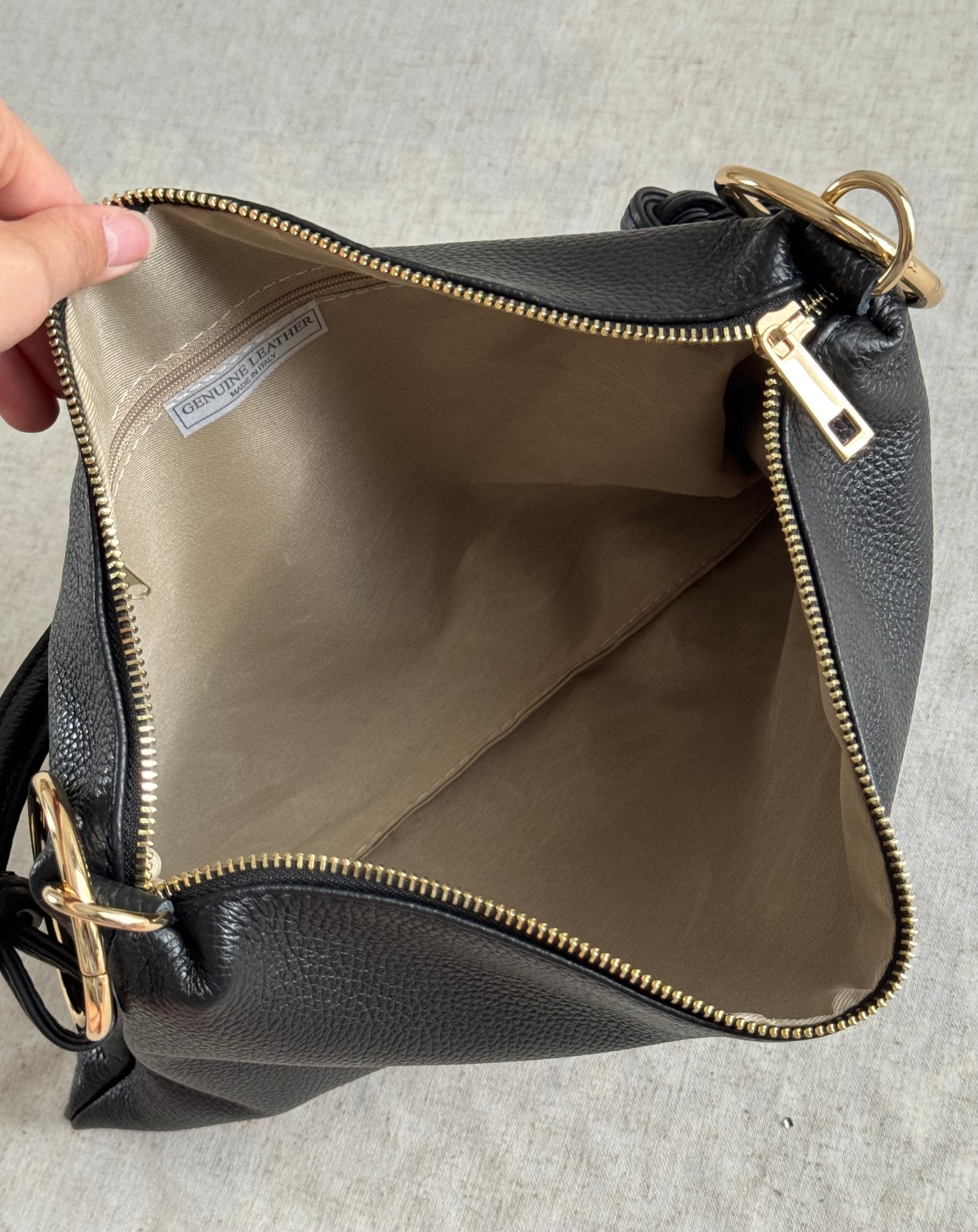 Borsa a spalla Agata - misura grande, con tracolla lunga