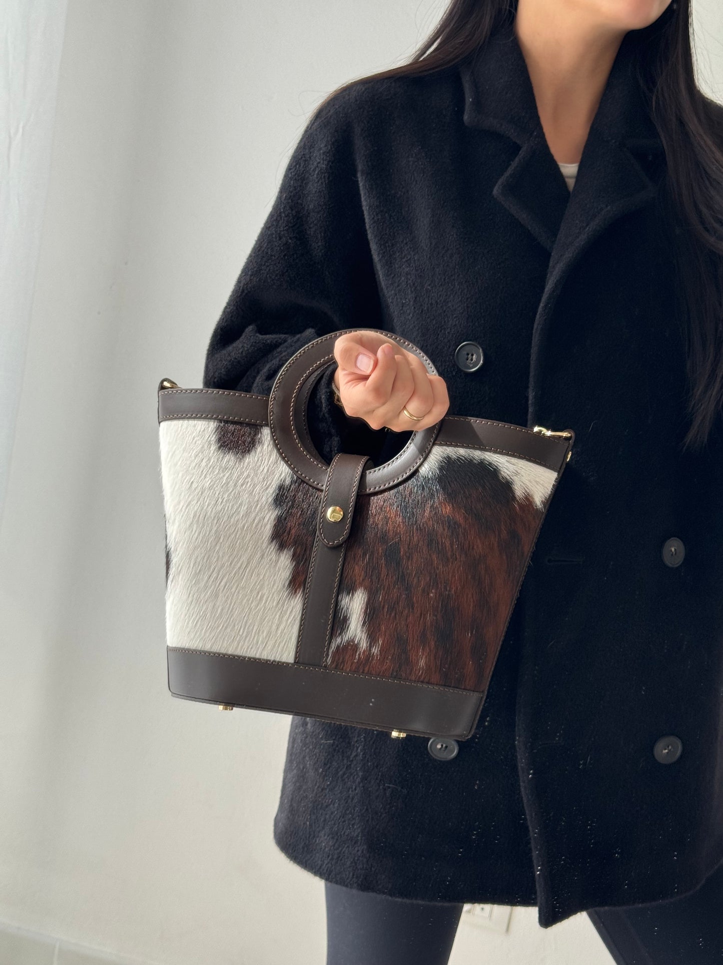 Borsa Alice - cavallino, con tracolla lunga