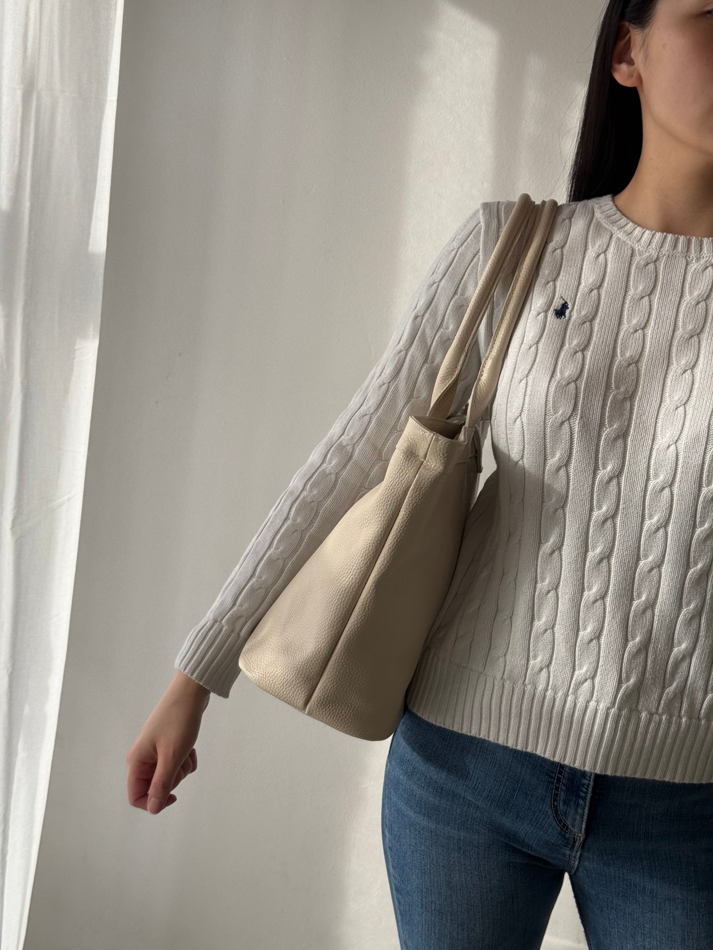 Maxi borsa a spalla Holo - con tracolla lunga